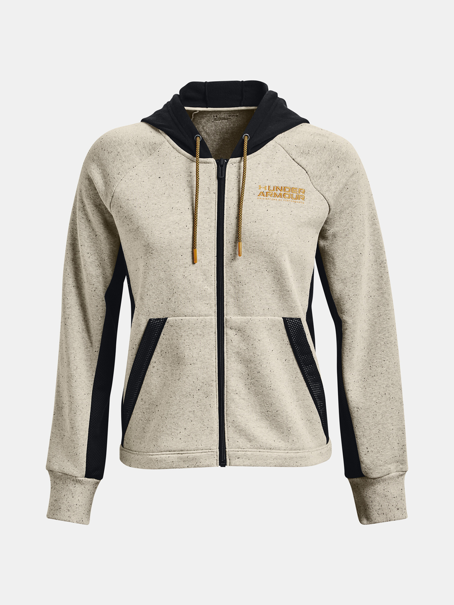 Under Armour Rival FZ Hoodie Pulover Bež - Pepit.si