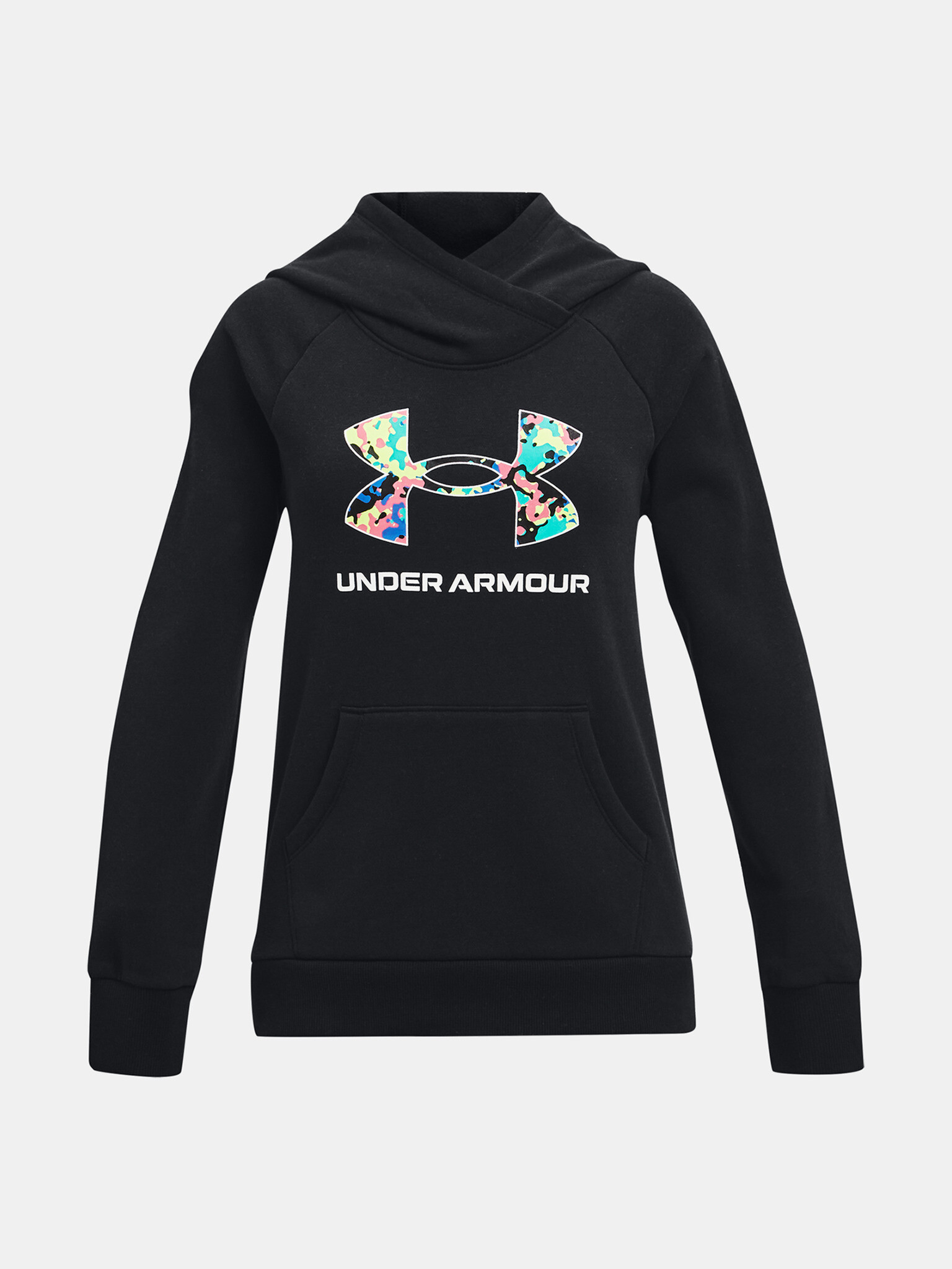 Under Armour Rival Logo Hoodie Pulover otroška Črna - Pepit.si