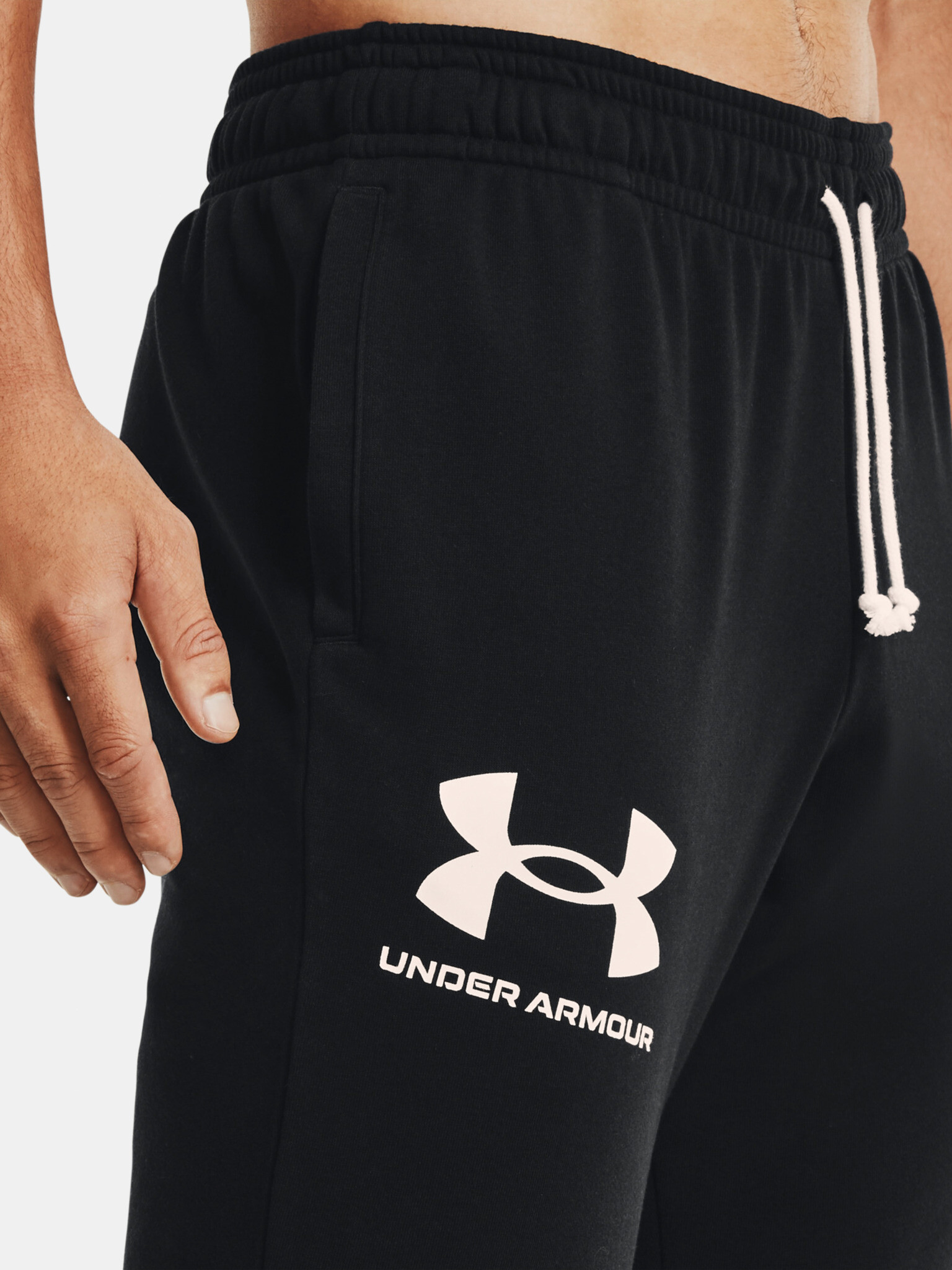 Under Armour RIVAL TERRY JOGGER - černá Spodnji del trenirke Črna - Pepit.si