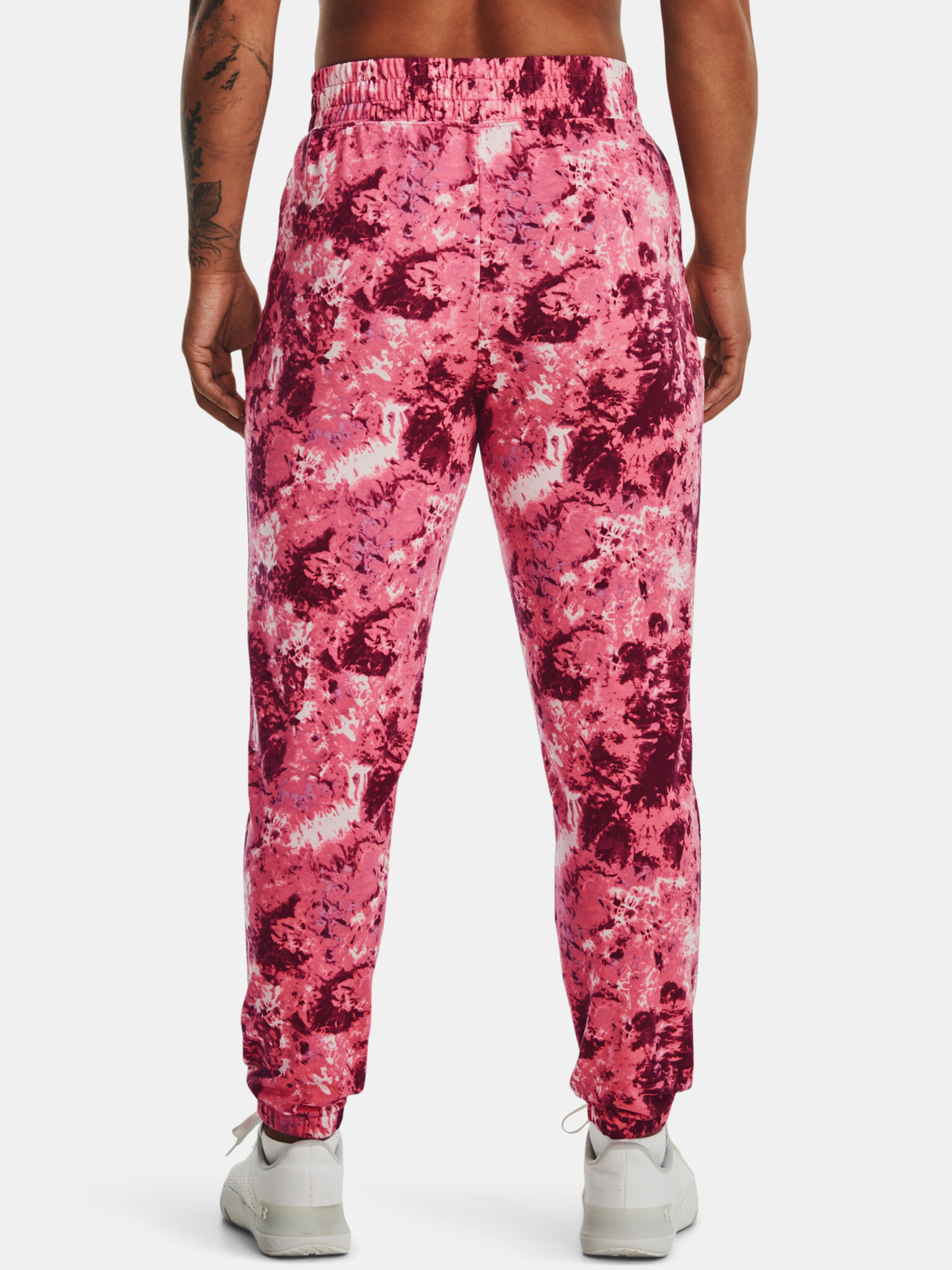 Under Armour Rival Terry Print Spodnji del trenirke Roza - Pepit.si