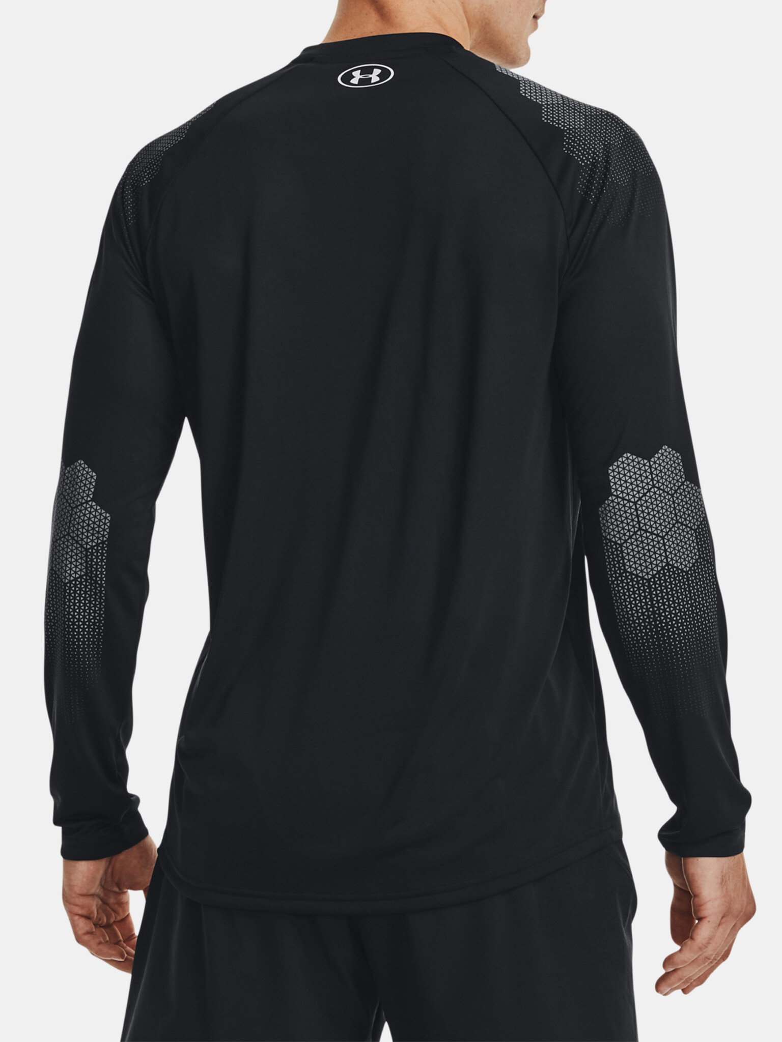 Under Armour UA Armourprint LS Majica Črna - Pepit.si