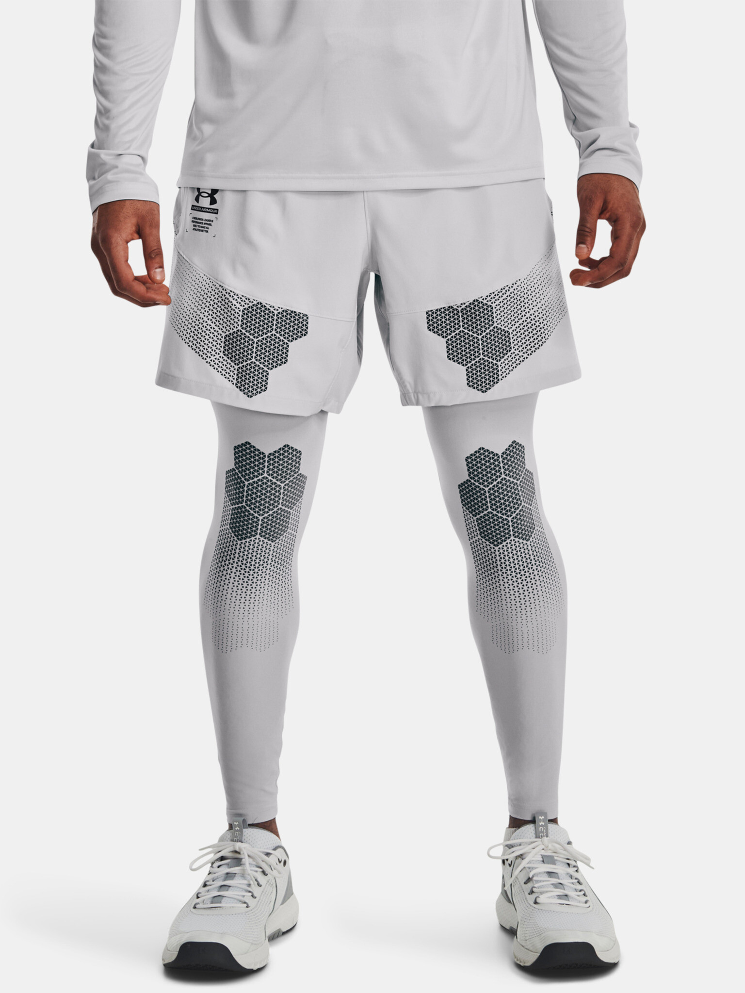 Under Armour UA Armourprint Woven Kratke hlače Siva - Pepit.si