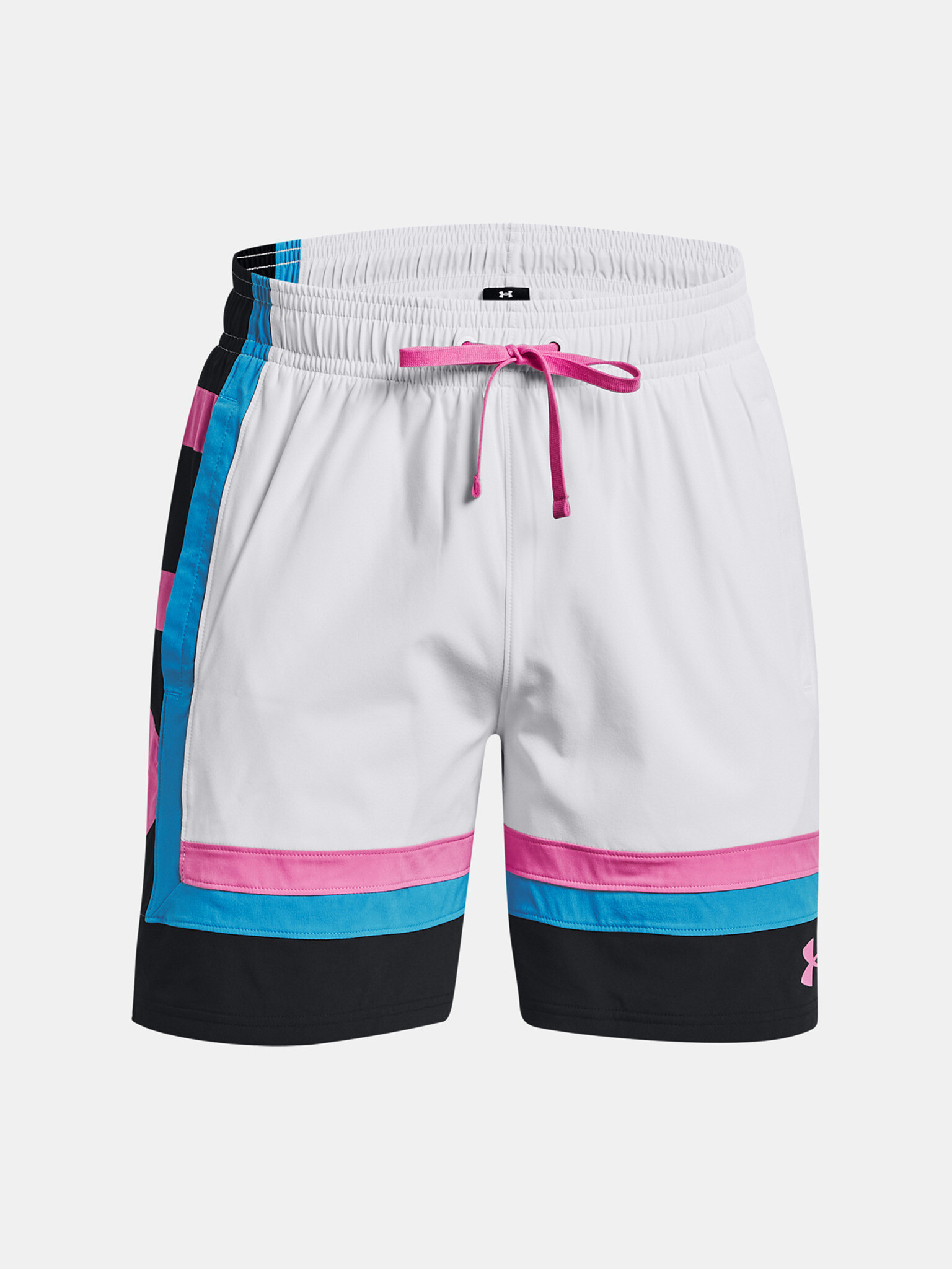 Under Armour UA Baseline Woven Short II-WHT Kratke hlače Bela - Pepit.si