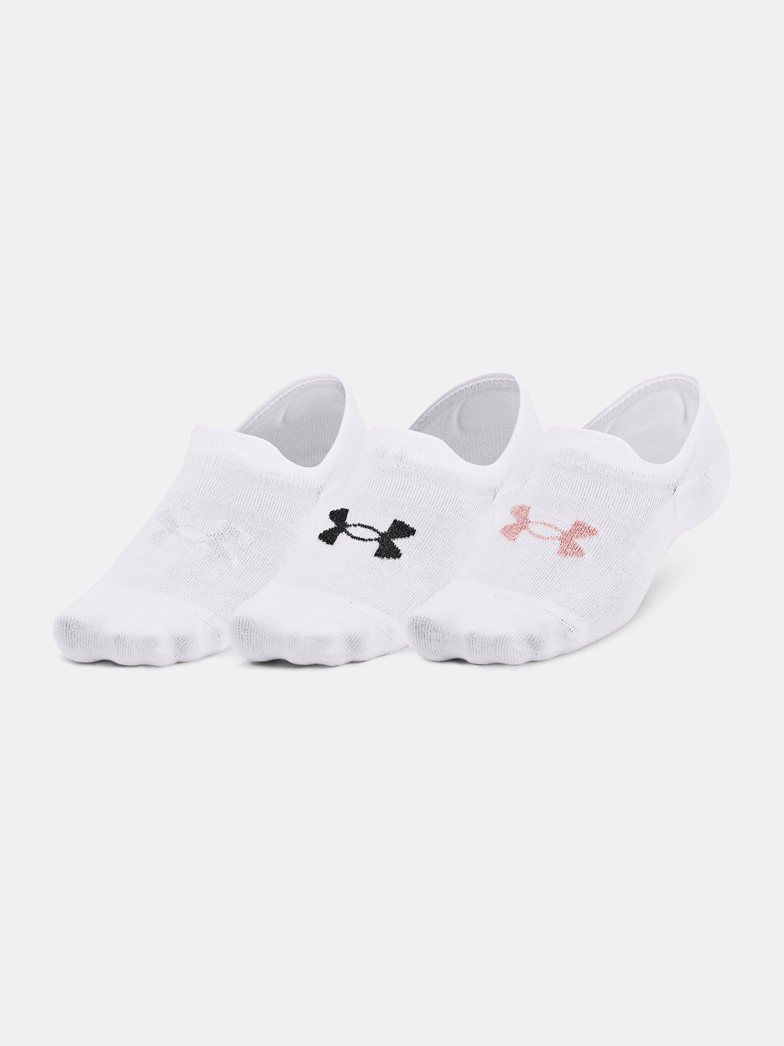 Under Armour UA Essential UltraLowTab Nogavice 3 para Bela - Pepit.si