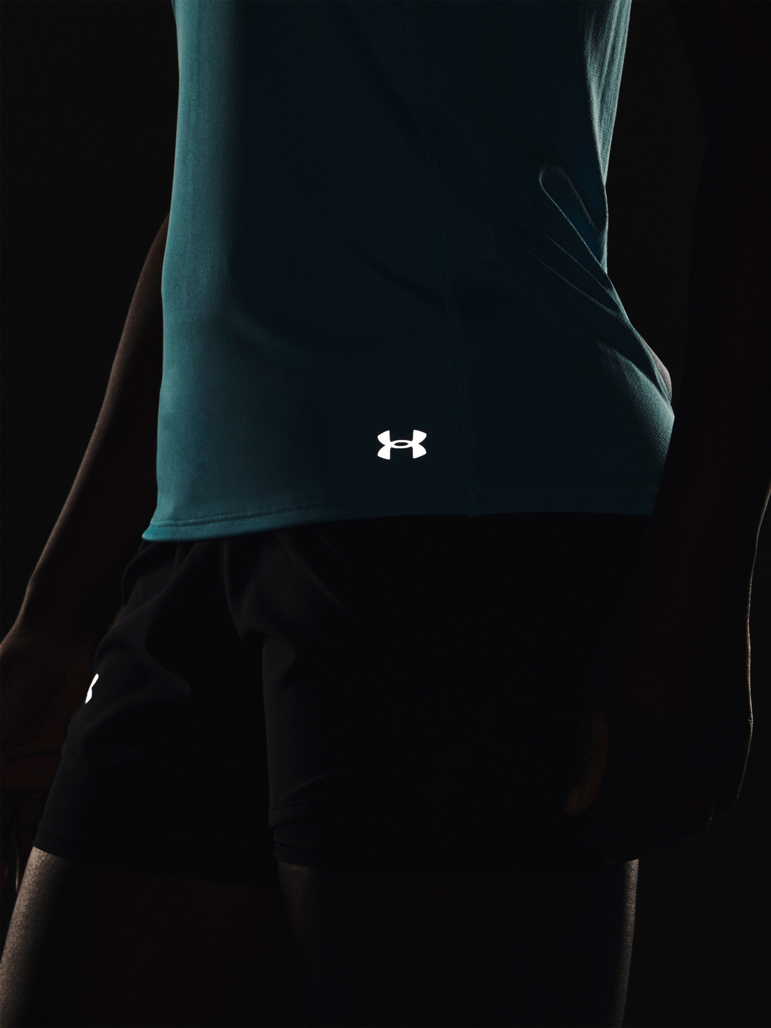 Under Armour UA Fly By Majica brez rokavov Modra - Pepit.si