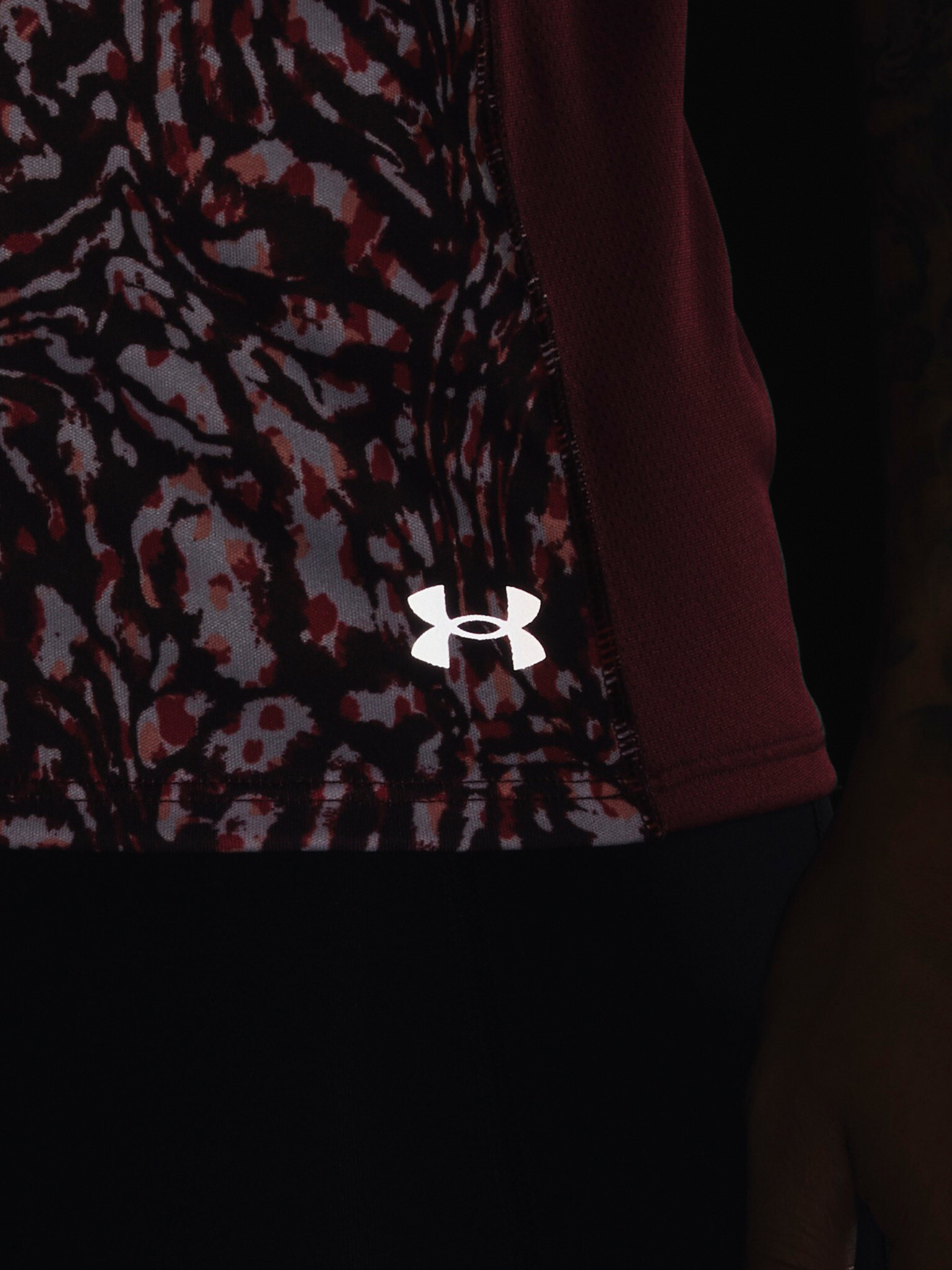 Under Armour UA Fly By Printed Majica brez rokavov Roza - Pepit.si