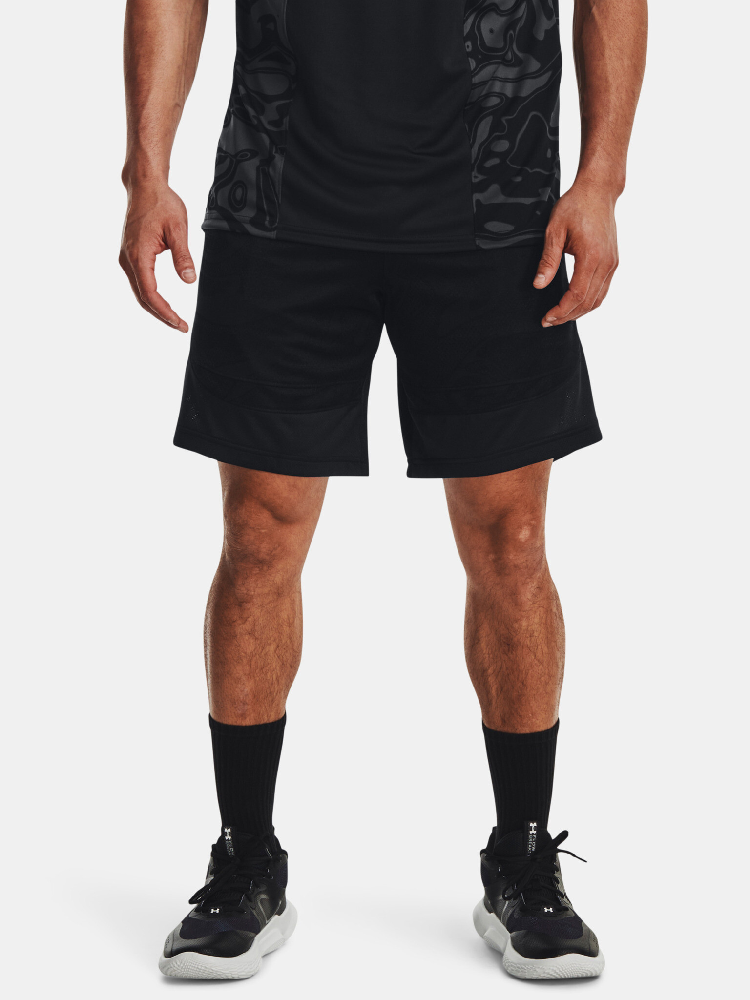 Under Armour UA Heatwave Hoops Short-BLK Kratke hlače Črna - Pepit.si