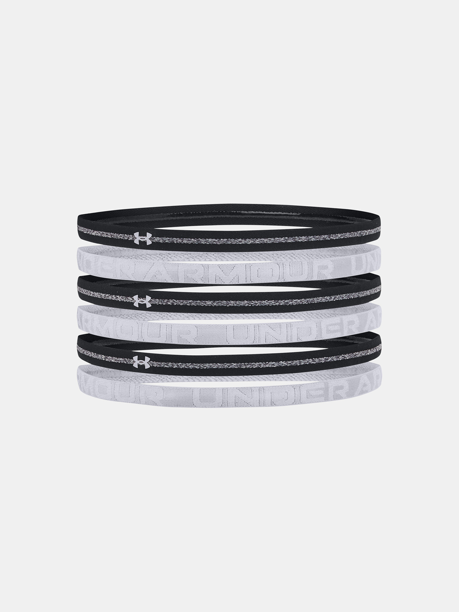 Under Armour UA HTR Mini Headband Trak 6 kos Siva - Pepit.si