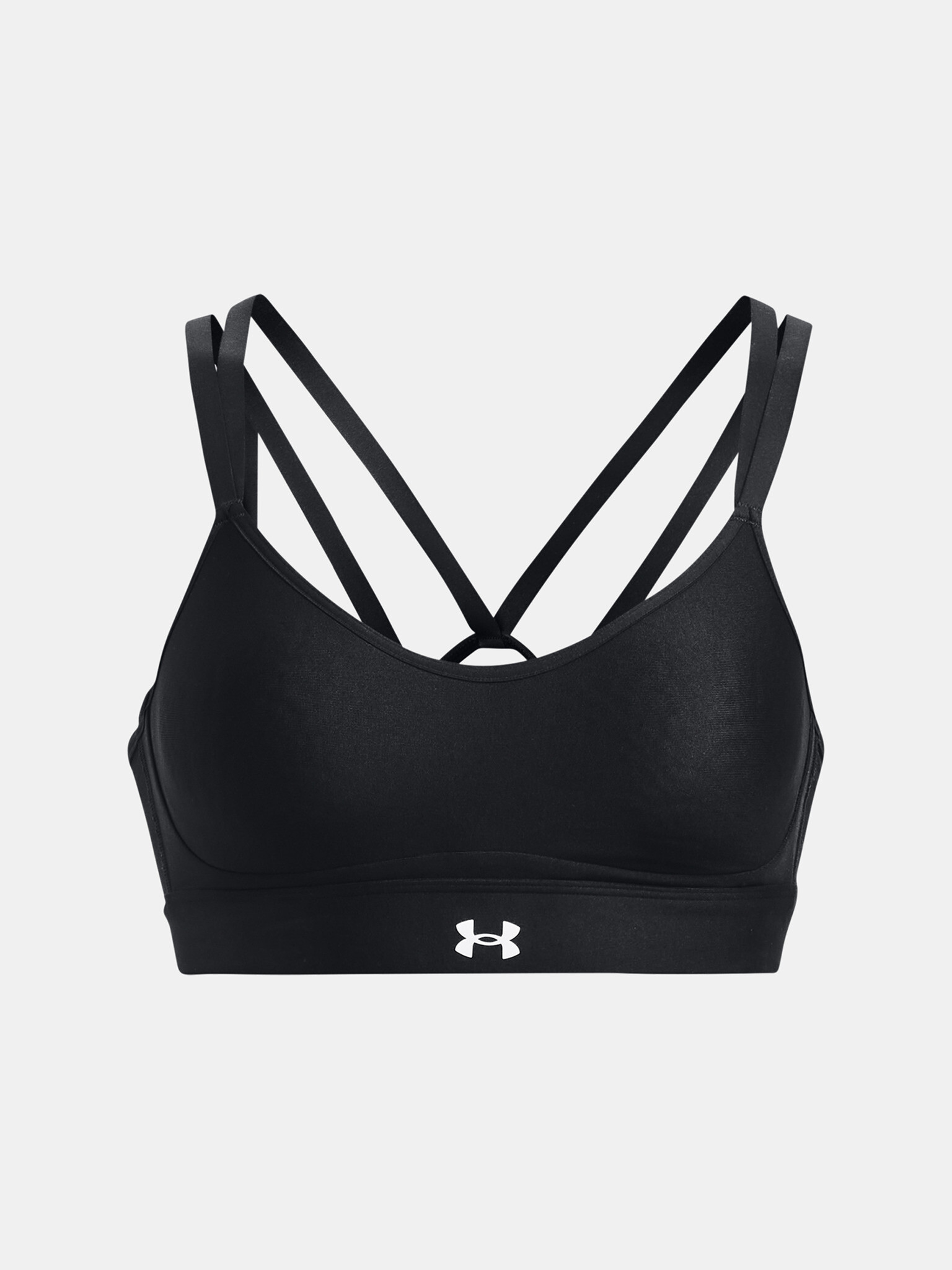 Under Armour UA Infinity Low Strappy Športni Modrček Črna - Pepit.si