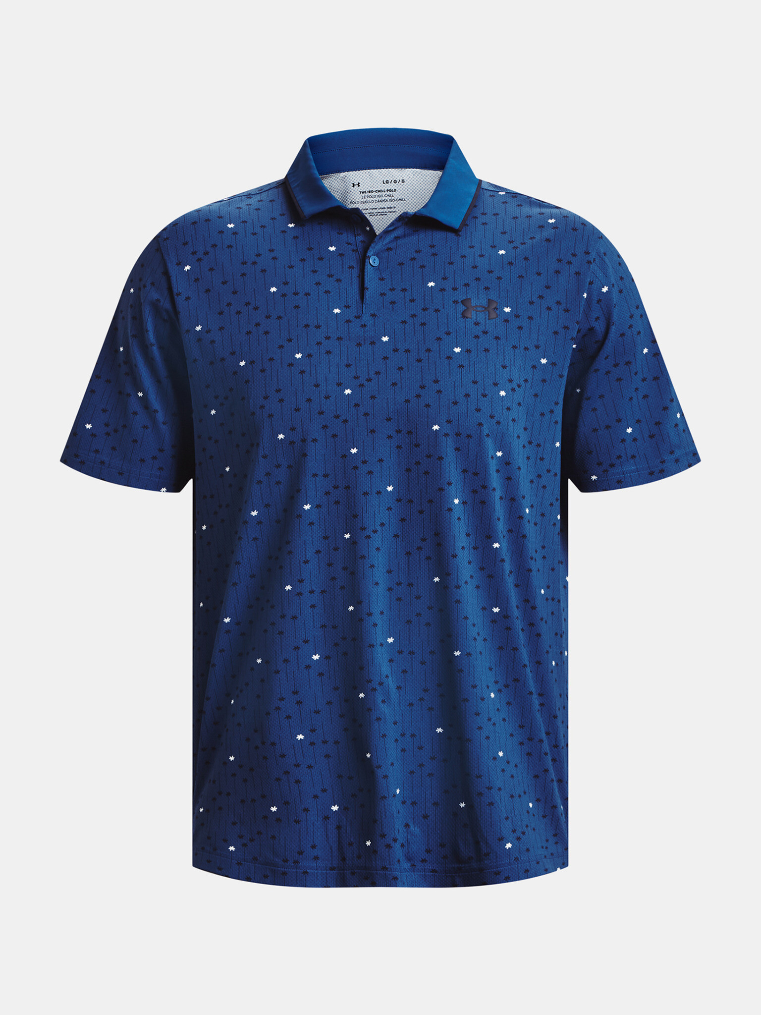 Under Armour UA Iso-Chill Edge Polo Majica Modra - Pepit.si