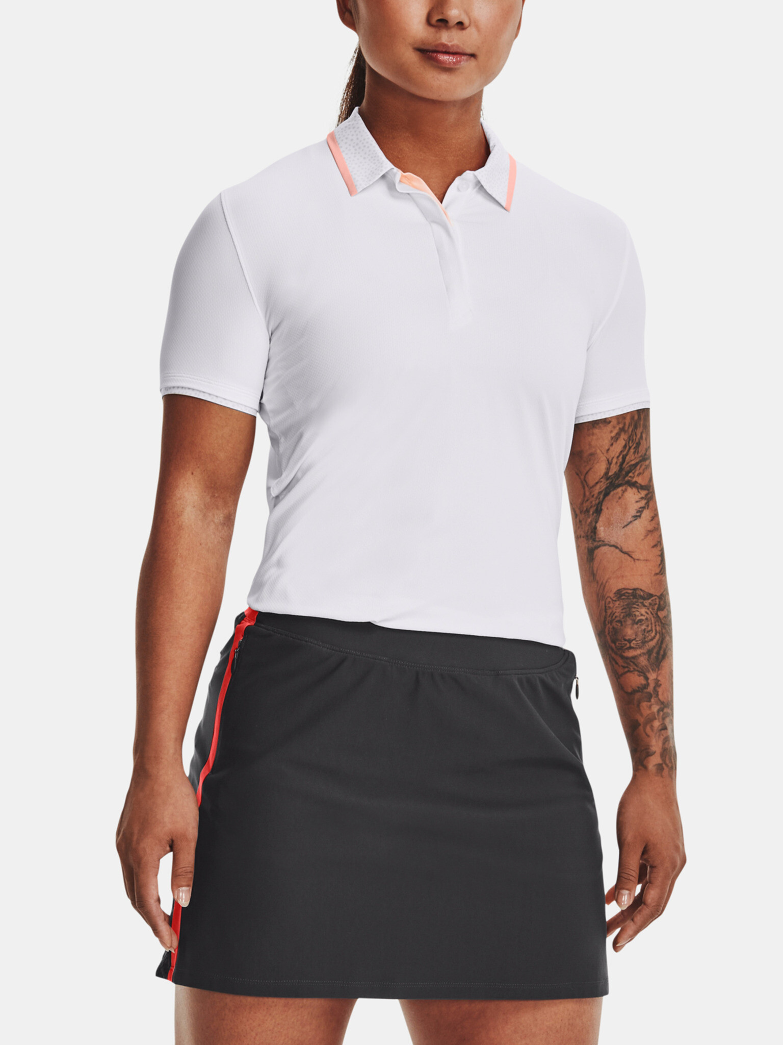 Under Armour UA Iso-Chill SS Polo majica Bela - Pepit.si