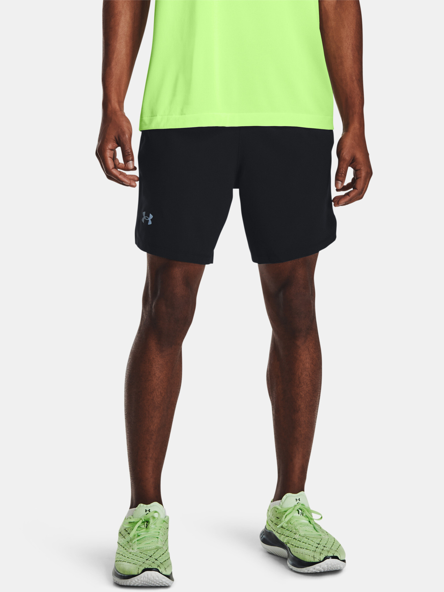 Under Armour UA Launch SW 7'' 2N1 Kratke hlače Črna - Pepit.si