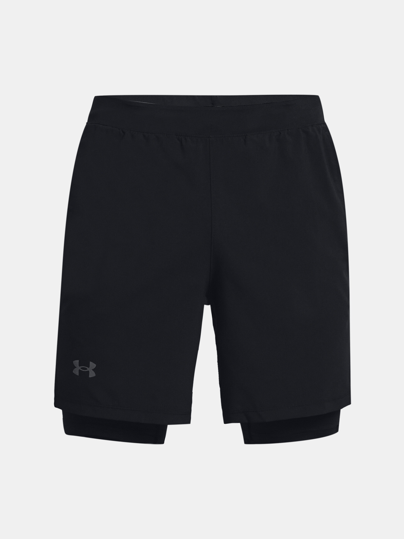 Under Armour UA Launch SW 7'' 2N1 Kratke hlače Črna - Pepit.si