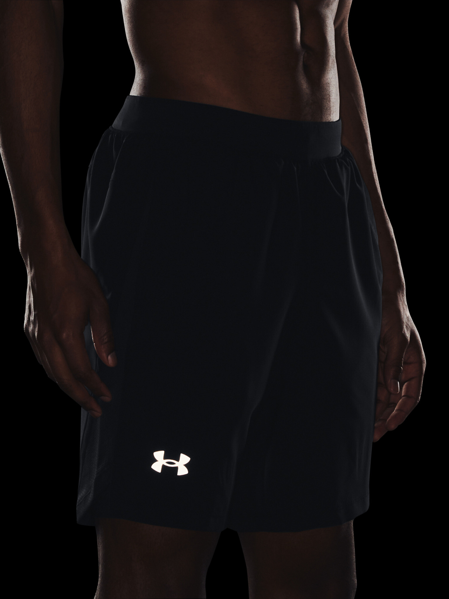 Under Armour UA Launch SW 7'' 2N1 Kratke hlače Črna - Pepit.si