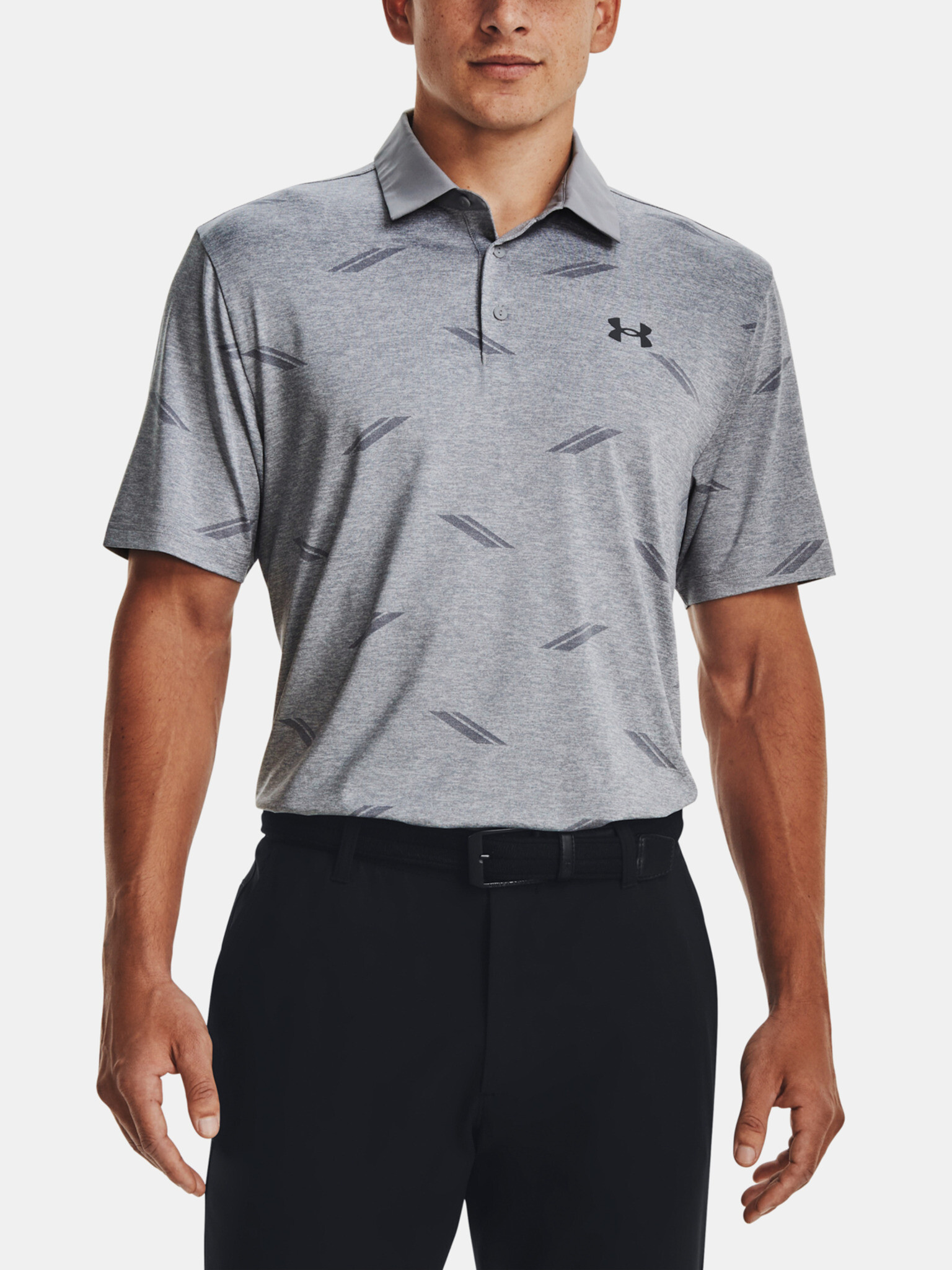 Under Armour UA Playoff Deuces Jacq Polo majica Siva - Pepit.si