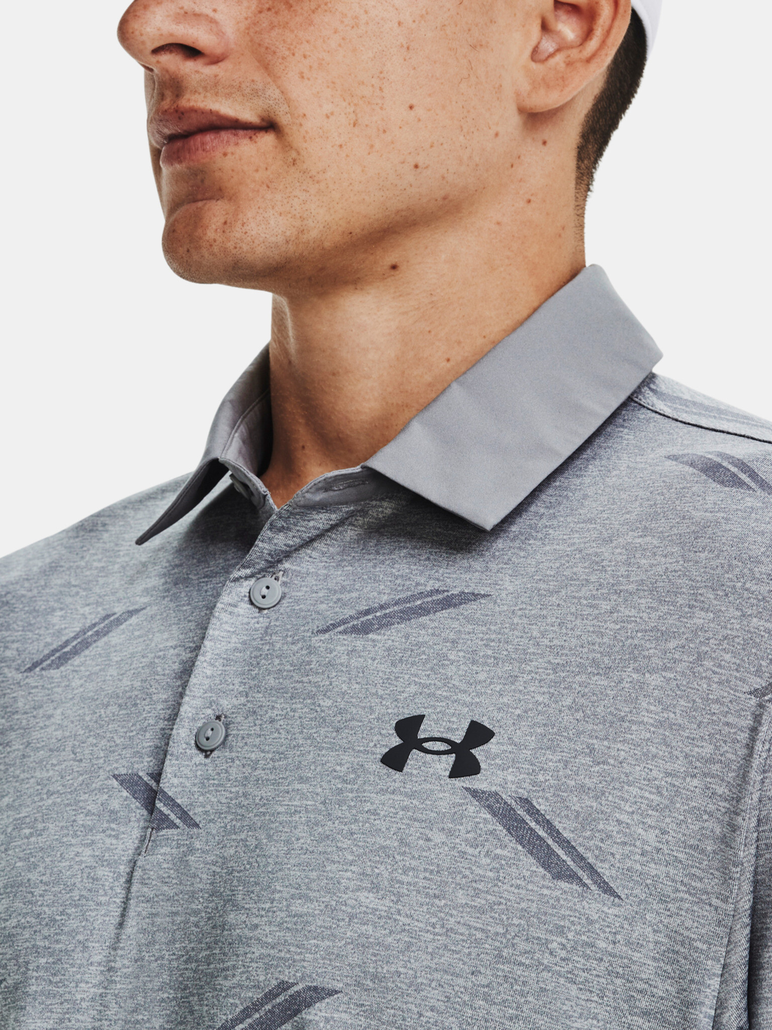 Under Armour UA Playoff Deuces Jacq Polo majica Siva - Pepit.si