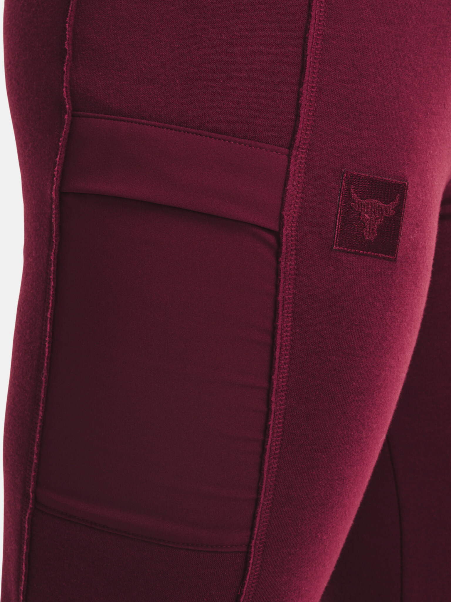 Under Armour UA Project Rock Fleece Pant Spodnji del trenirke otroški Rdeča - Pepit.si