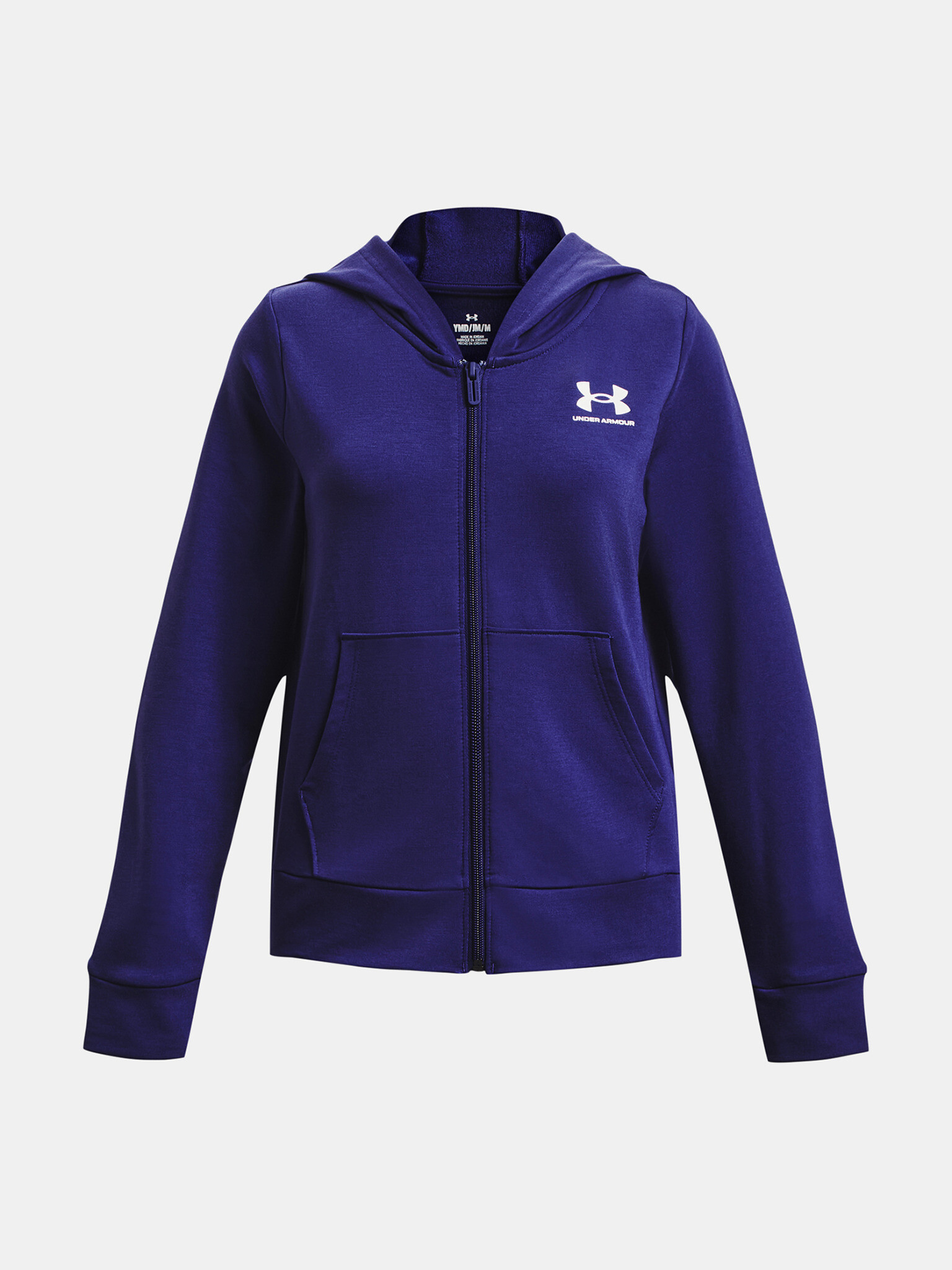 Under Armour UA Rival Terry FZ Hoodie Pulover otroška Modra - Pepit.si