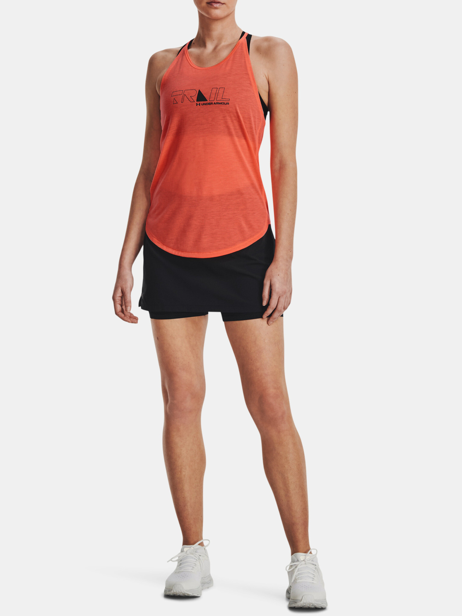 Under Armour UA Run Trail Tank Majica brez rokavov Oranžna - Pepit.si