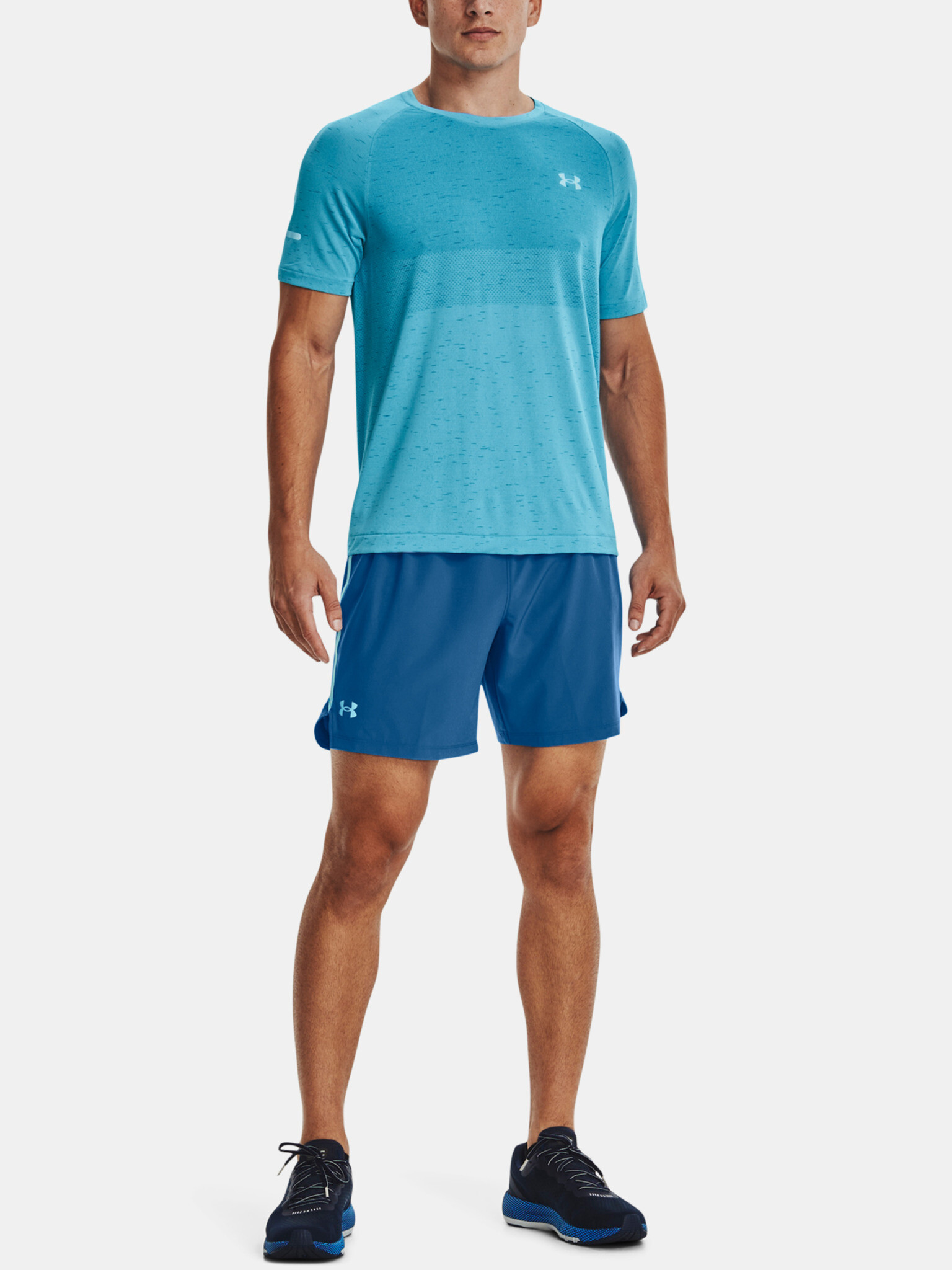 Under Armour UA Speedpocket 7'' Kratke hlače Modra - Pepit.si