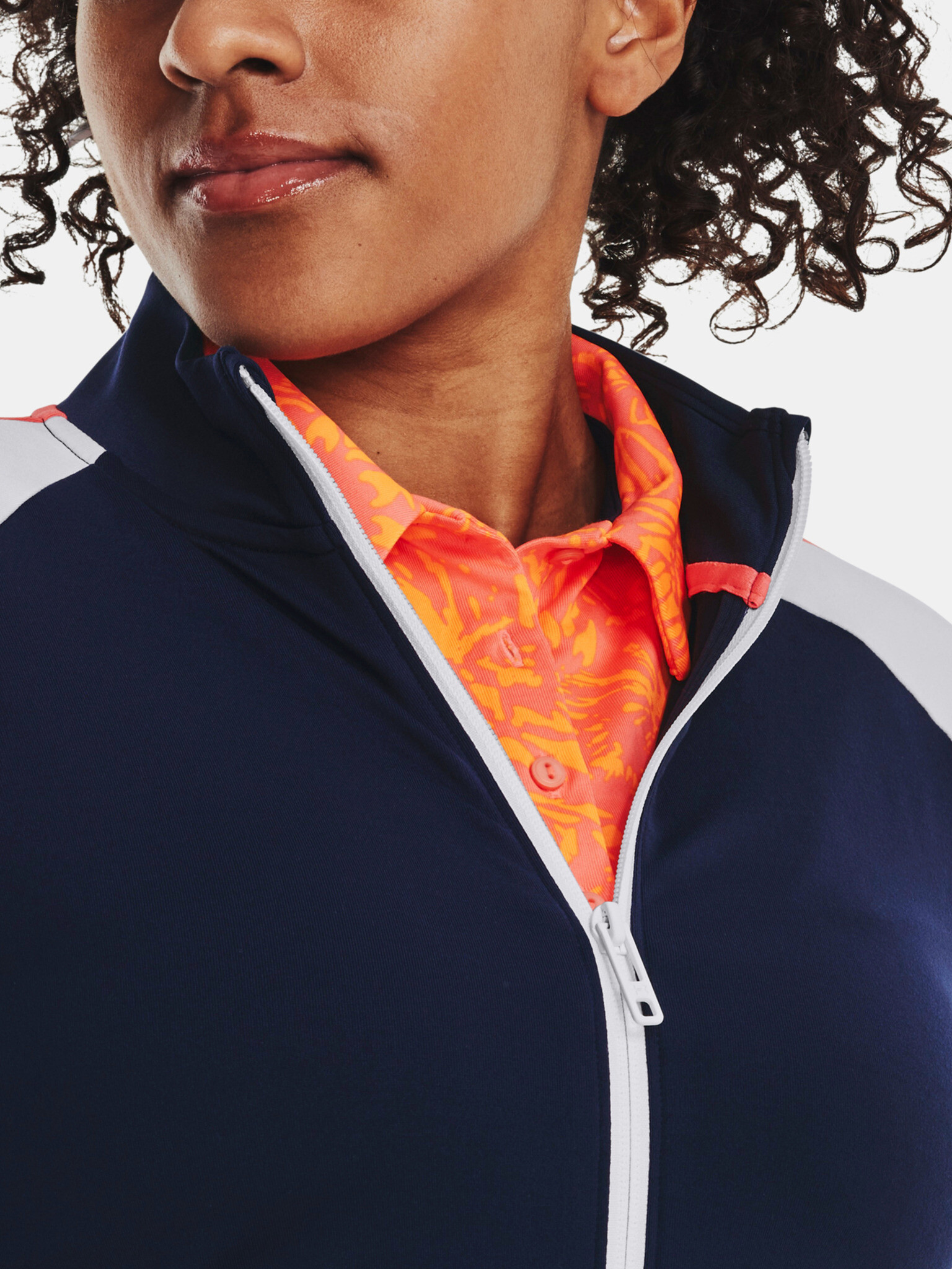 Under Armour UA Storm Midlayer FZ-NVY Pulover Modra - Pepit.si