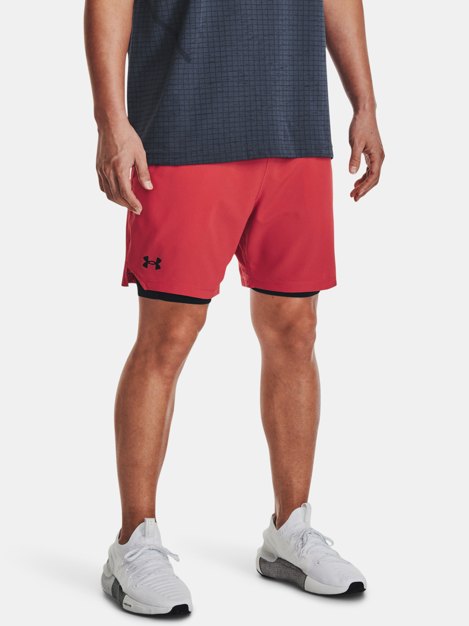 Under Armour UA Vanish Woven 2in1 Kratke hlače Rdeča - Pepit.si