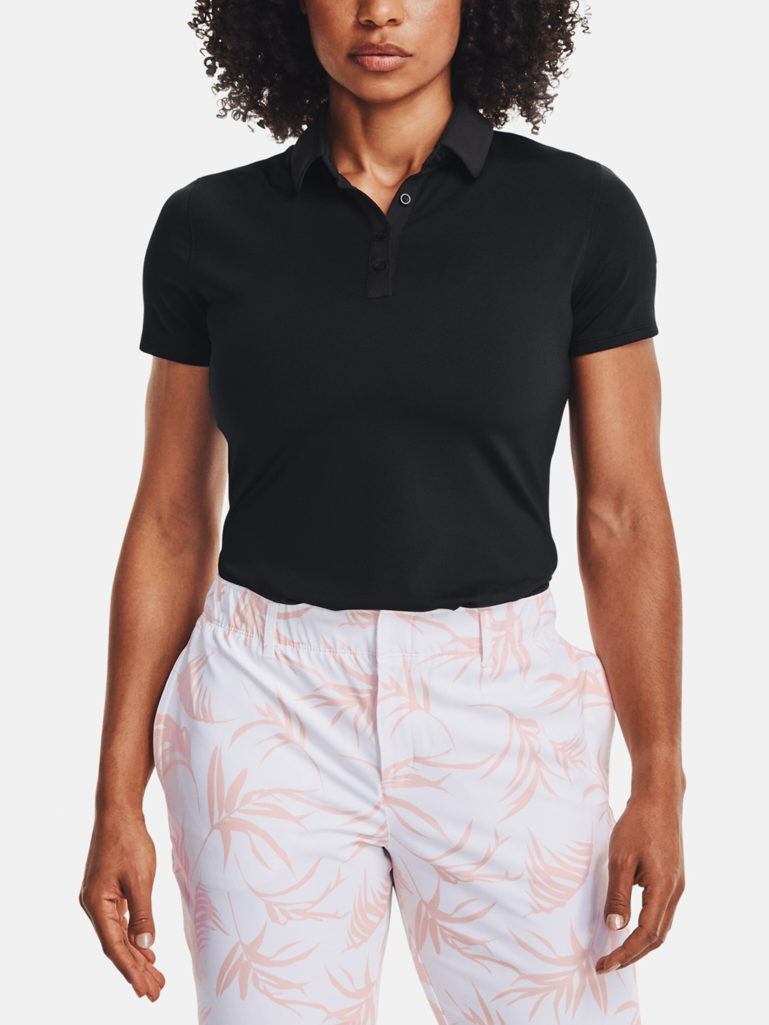 Under Armour Zinger Short Sleeve Polo Majica Črna - Pepit.si