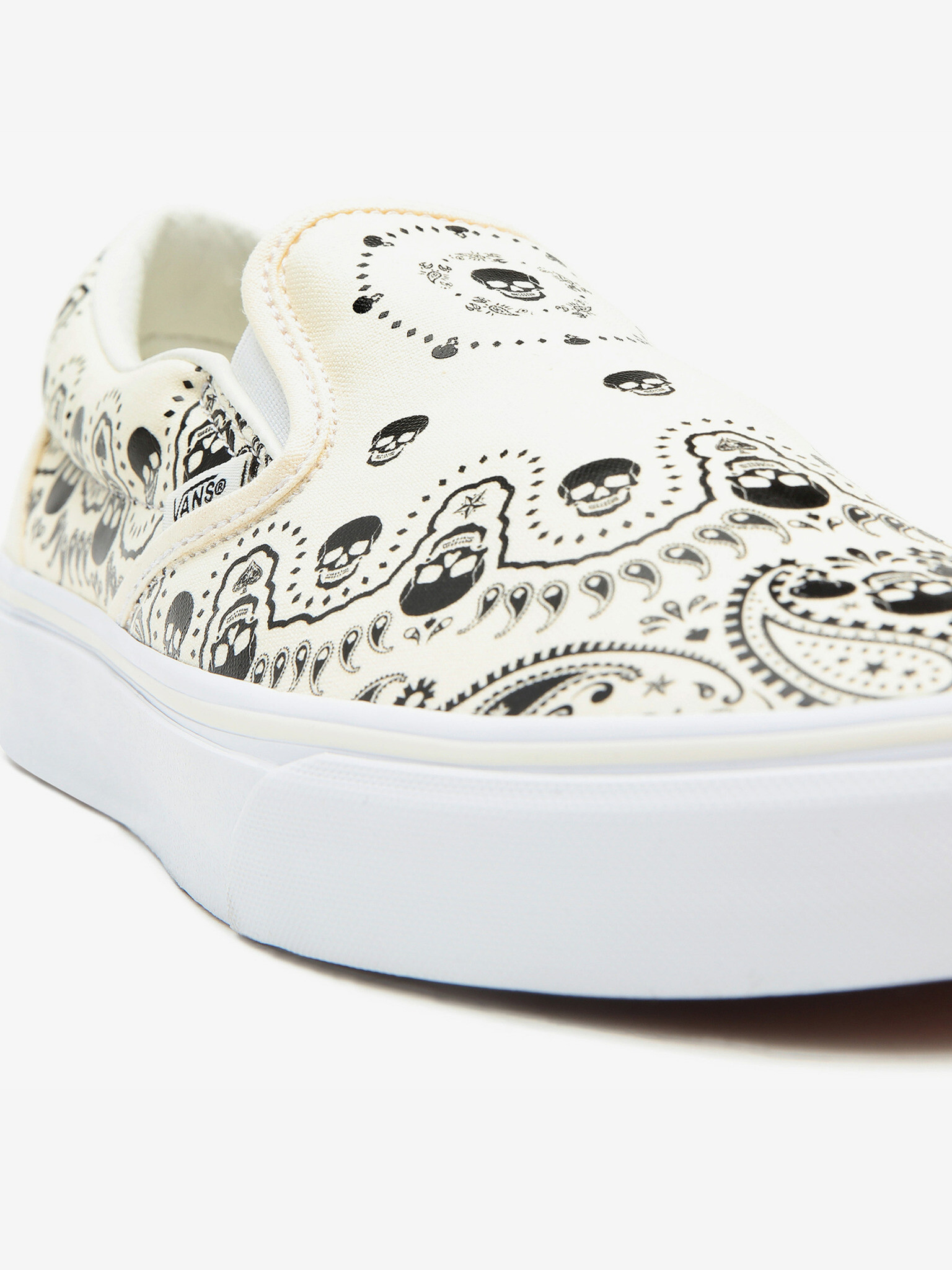 Vans Bandana Classic Slip On Bela - Pepit.si