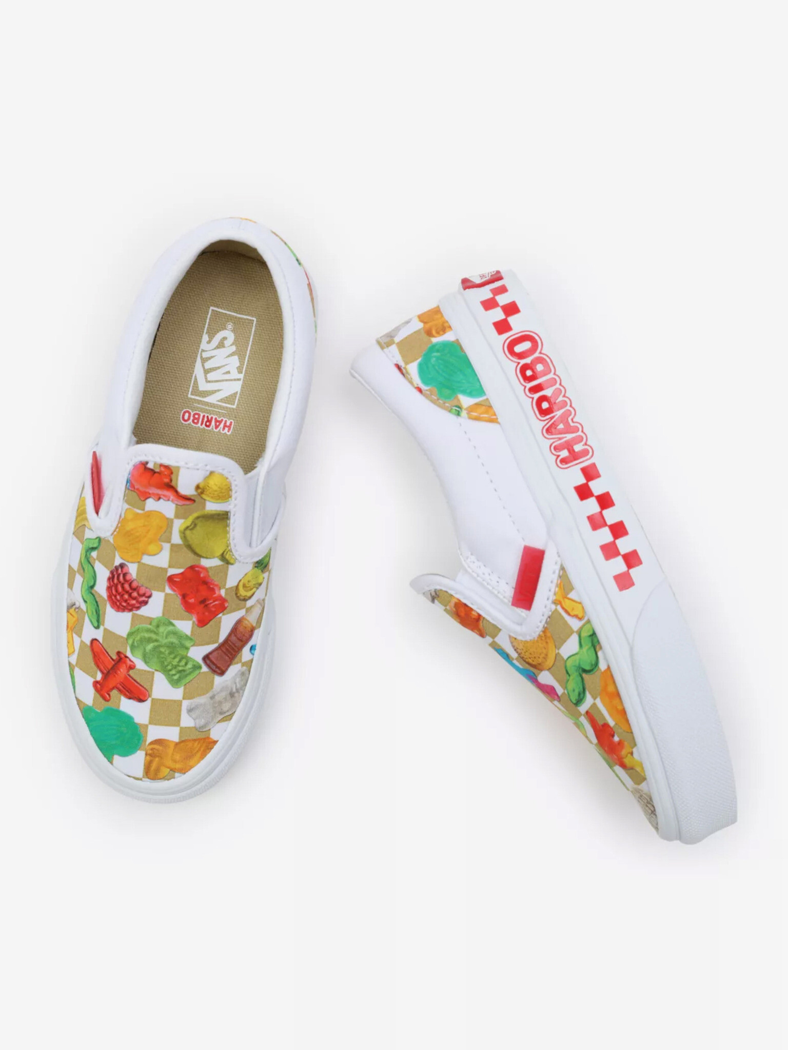 Vans Haribo Slip On otroške Bela - Pepit.si