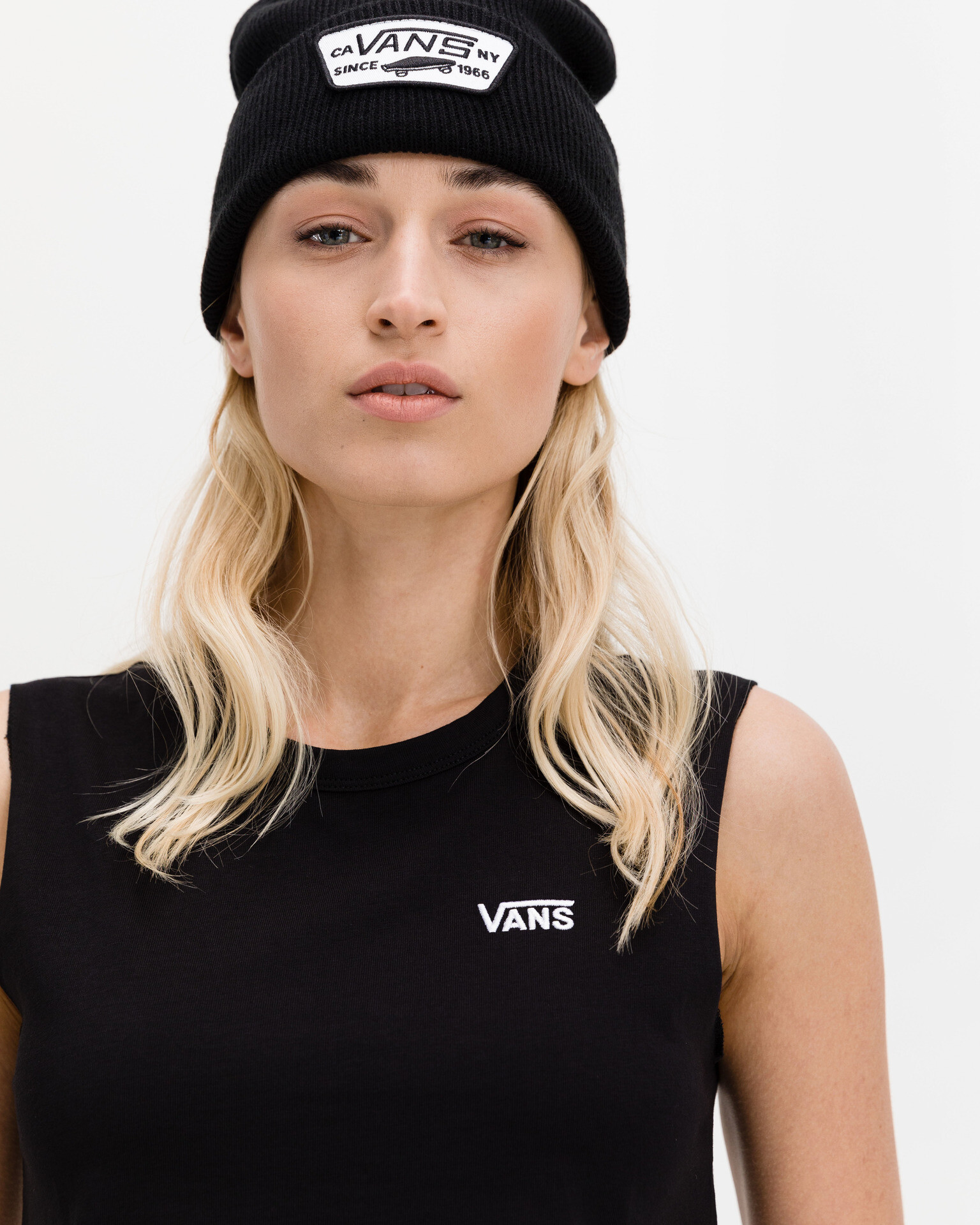 Vans Junior V Muscle Crop top Črna - Pepit.si