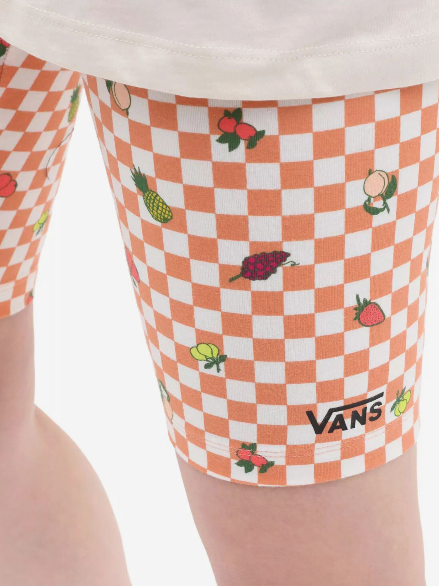 Vans WM Flying V Print Short Pajkice Oranžna - Pepit.si