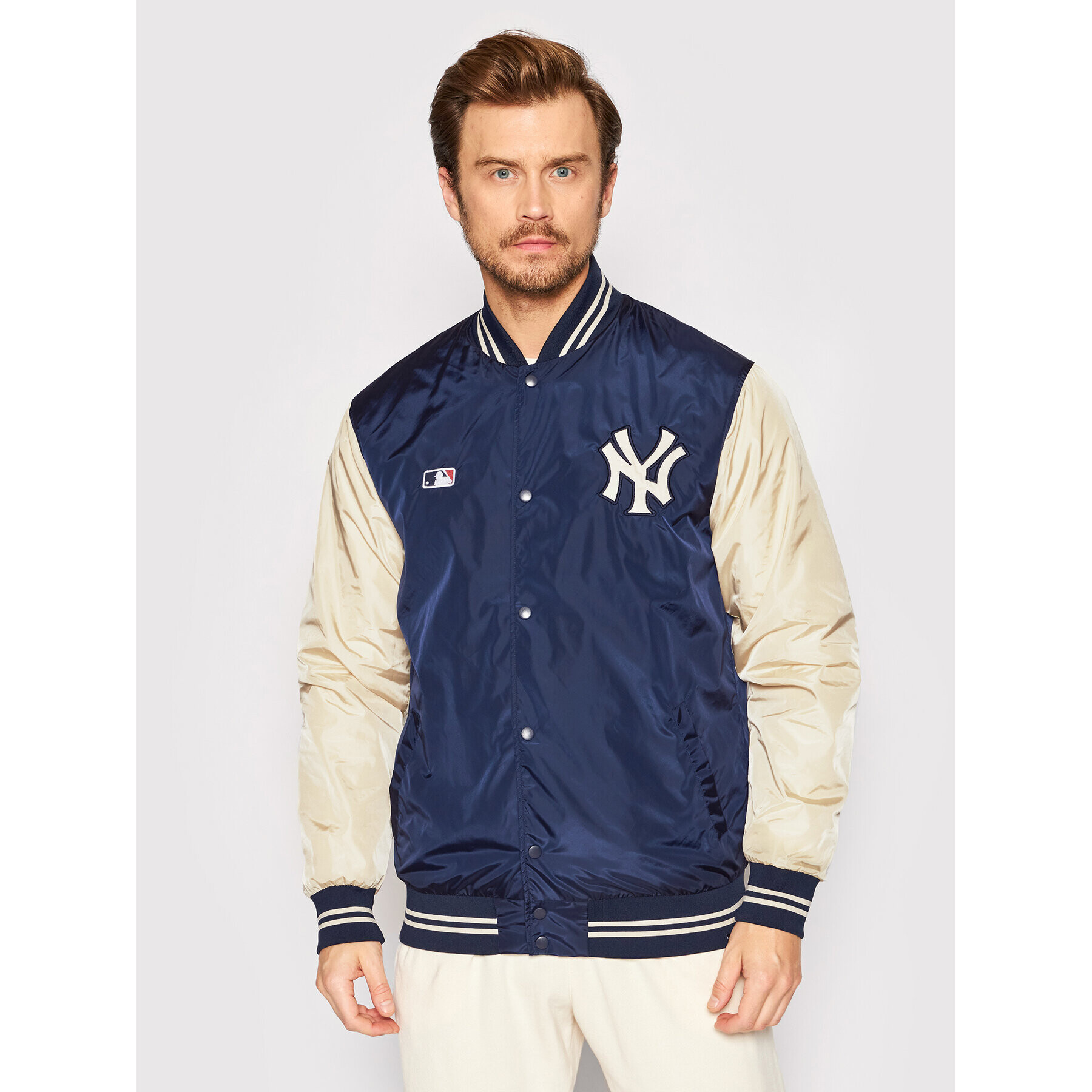 47 Brand Bomber jakna New York Yankees BB017PEMDTJ554372FN Mornarsko modra Regular Fit - Pepit.si