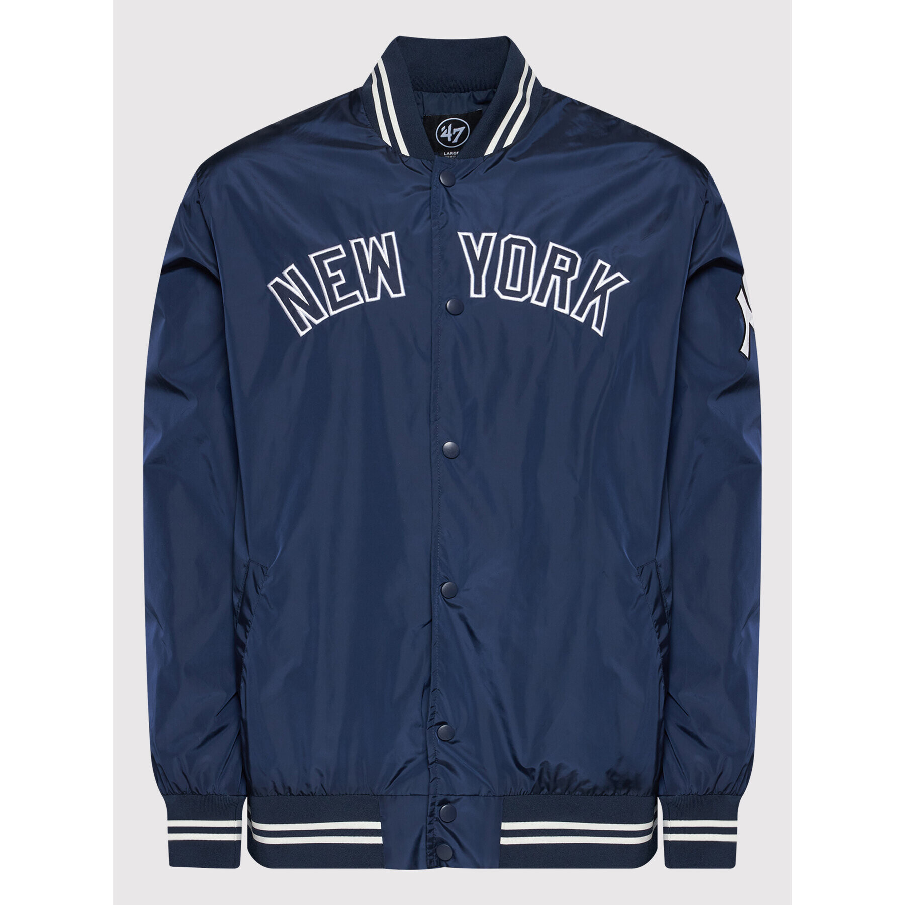 47 Brand Bomber jakna New York Yankees BB017PEMWTJ551979FN Mornarsko modra Regular Fit - Pepit.si