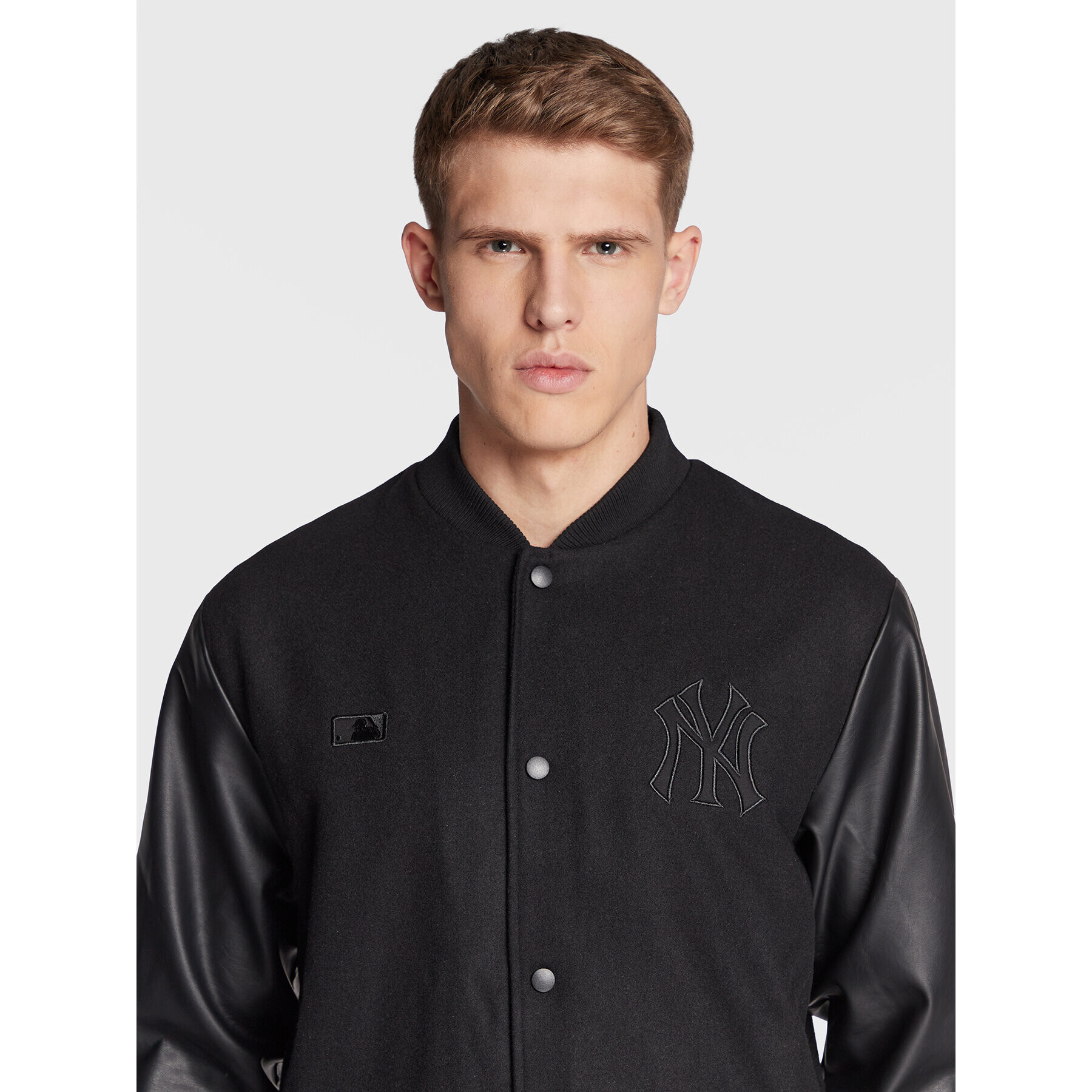 47 Brand Bomber jakna New York Yankees BB017PMCHOJ564897JK Črna Regular Fit - Pepit.si