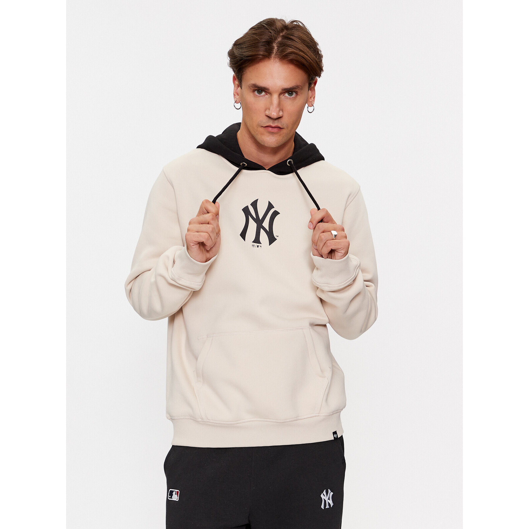 47 Brand Jopa New York Yankees BB017PEMTCB601204BN Écru Regular Fit - Pepit.si