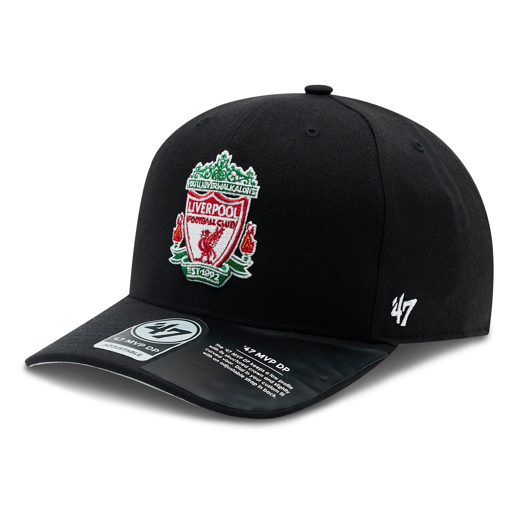 47 Brand Kapa s šiltom EPL Liverpool FC Cold Zone 47 MVP DP EPL-CLZOE04WBP-BKB Črna - Pepit.si