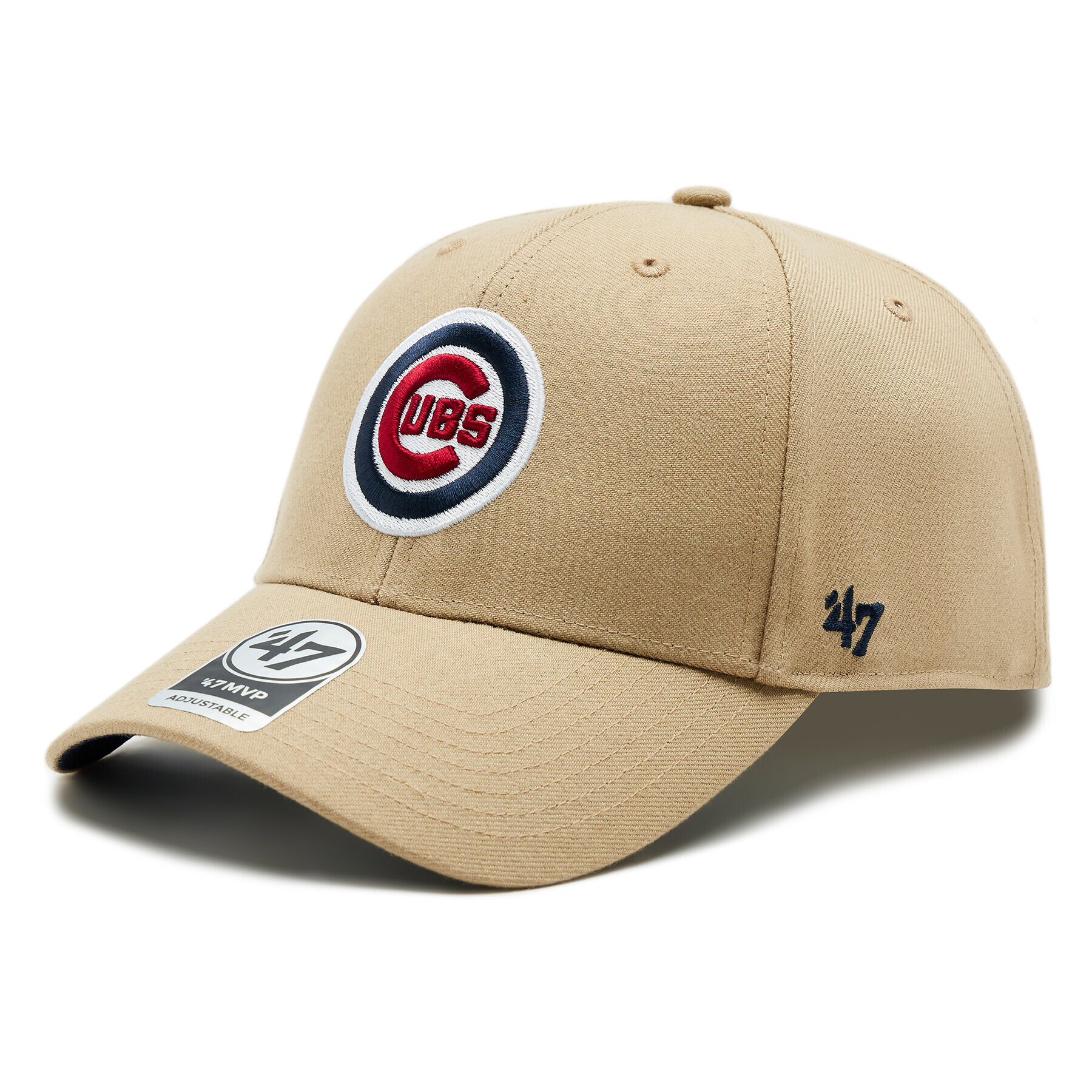 47 Brand Kapa s šiltom MLB Chicago Cubs Sure Shot Snapback '47 MVP BCWS-SUMVP05WBP-KH07 Khaki - Pepit.si