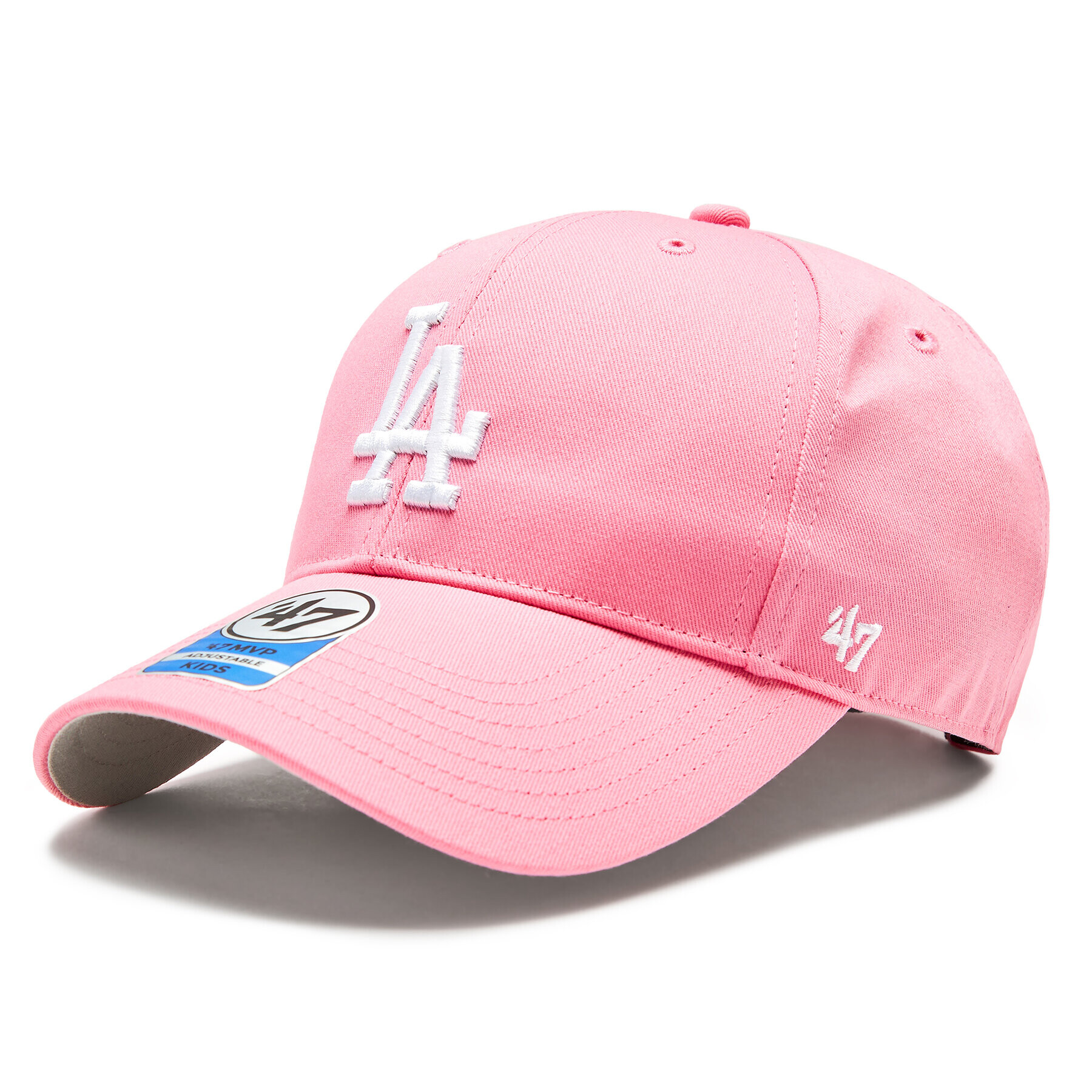 47 Brand Kapa s šiltom MLB Los Angeles Dodgers Raised Basic '47 MVP B-RAC12CTP-RSA Roza - Pepit.si