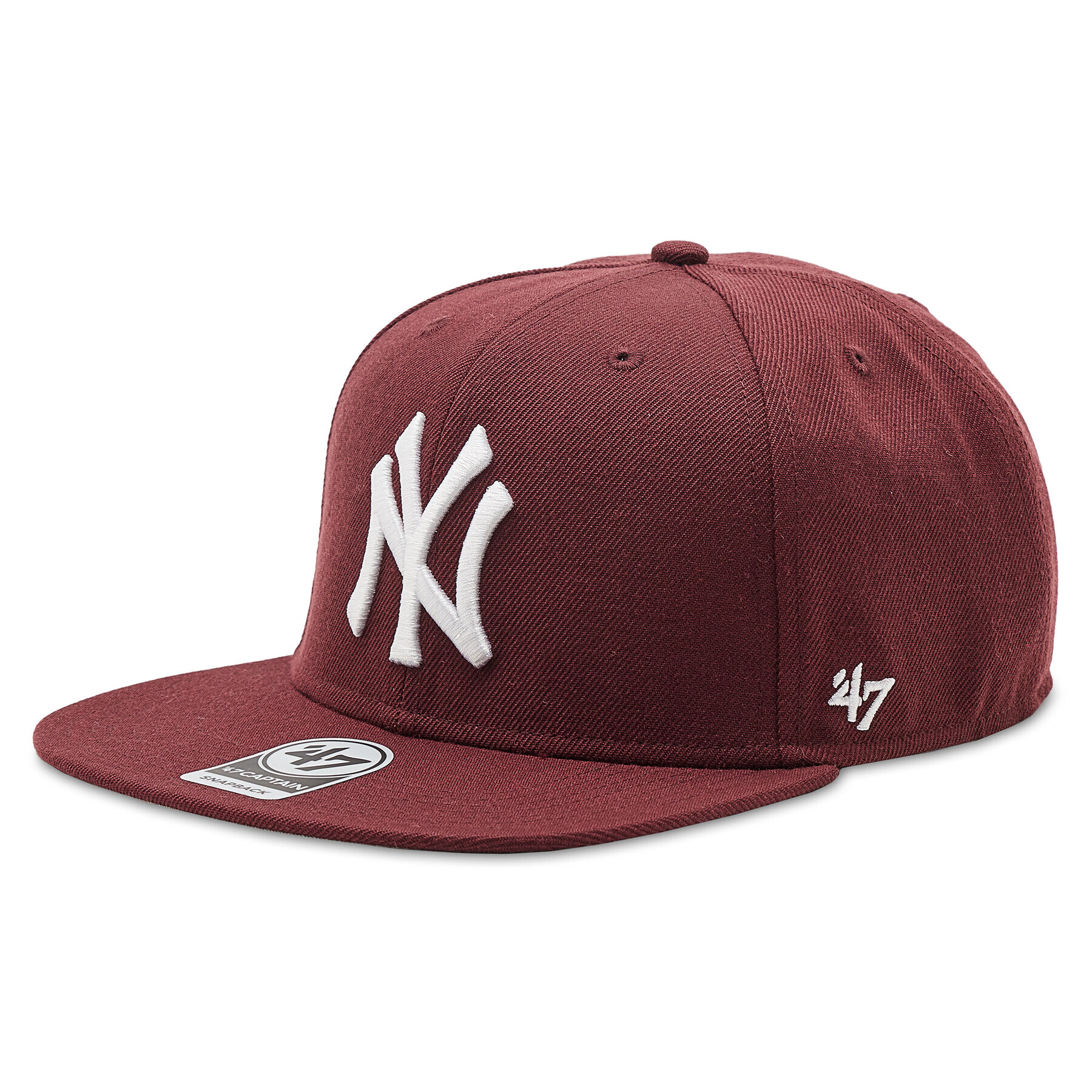 47 Brand Kapa s šiltom New York Yankees B-NSHOT17WBP-KM Bordo rdeča - Pepit.si