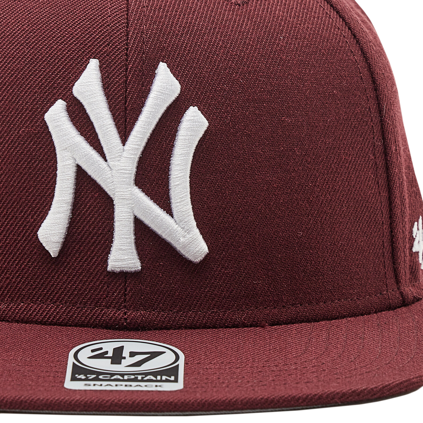 47 Brand Kapa s šiltom New York Yankees B-NSHOT17WBP-KM Bordo rdeča - Pepit.si