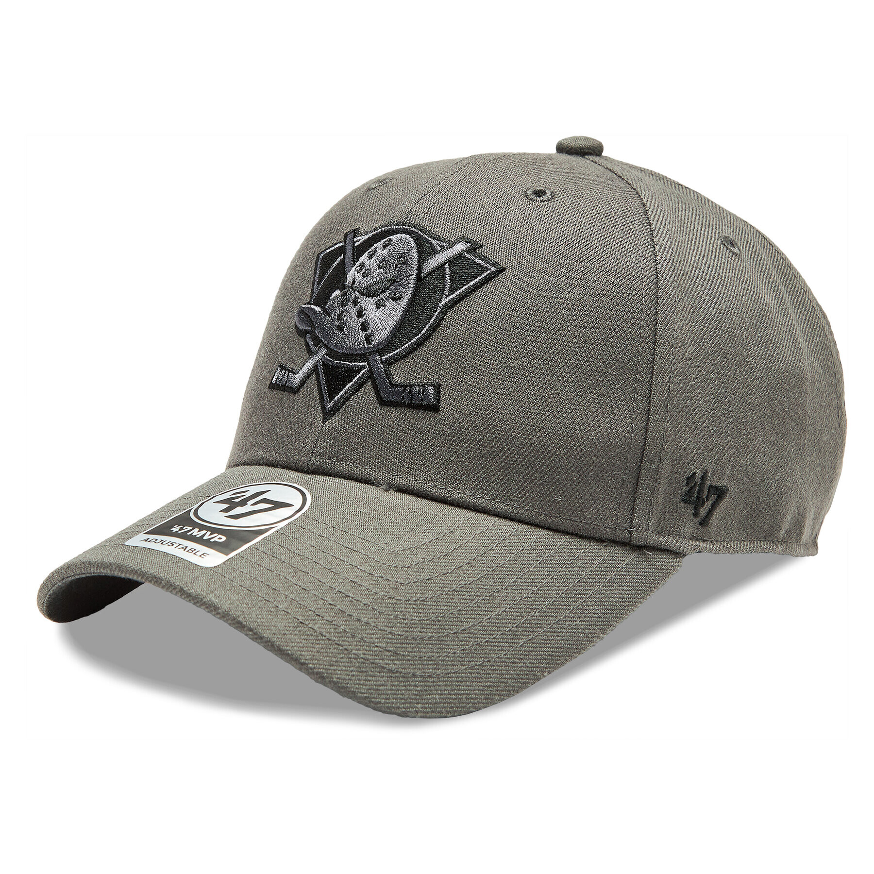 47 Brand Kapa s šiltom NHL Anaheim Ducks '47 MVP SNAPBACK H-MVPSP25WBP-CCA Siva - Pepit.si