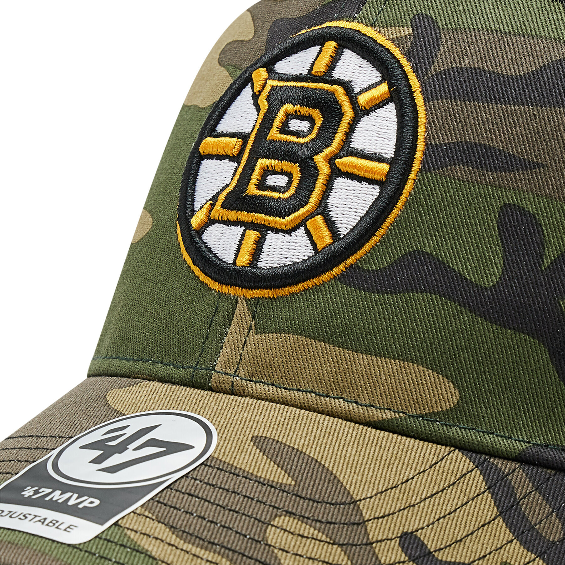 47 Brand Kapa s šiltom Nhl Boston Bruins Trucker H-CBRAN01GWP-CM Zelena - Pepit.si