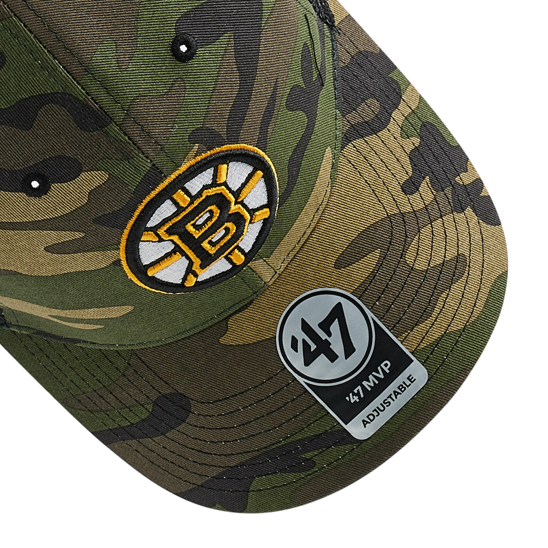 47 Brand Kapa s šiltom Nhl Boston Bruins Trucker H-CBRAN01GWP-CM Zelena - Pepit.si