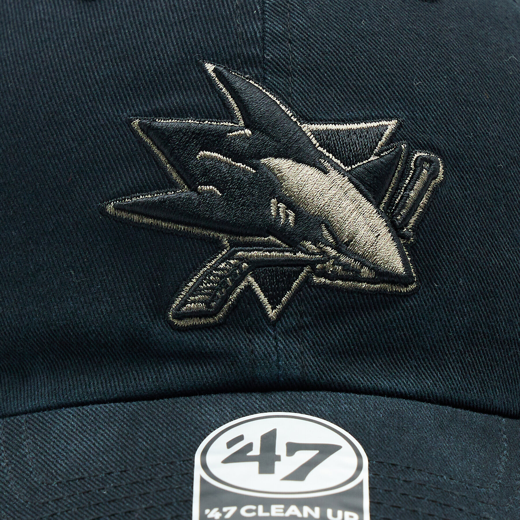 47 Brand Kapa s šiltom NHL San Jose Sharks Ballpark Camo '47 CLEAN UP H-BPCAM22GWS-BK Črna - Pepit.si