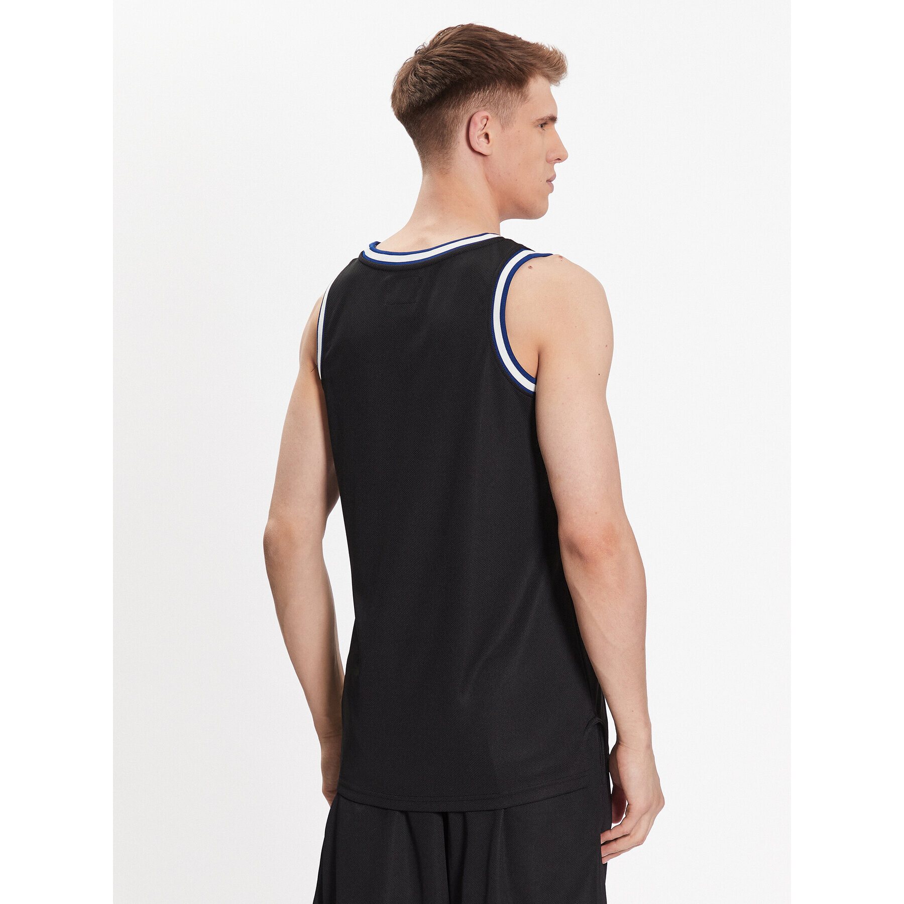 47 Brand Majica brez rokavov Los Angeles Dodgers 47 Grafton Tank Črna Regular Fit - Pepit.si