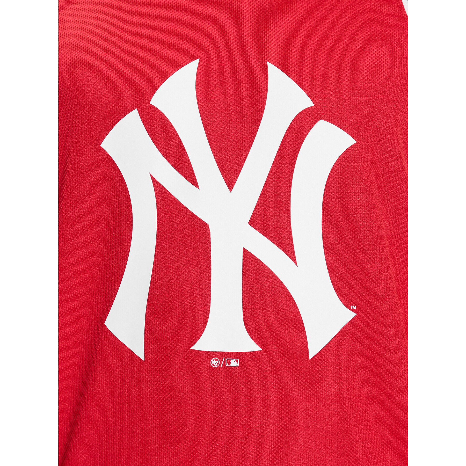 47 Brand Majica brez rokavov New York Yankees 47 Grafton Tank Rdeča Regular Fit - Pepit.si