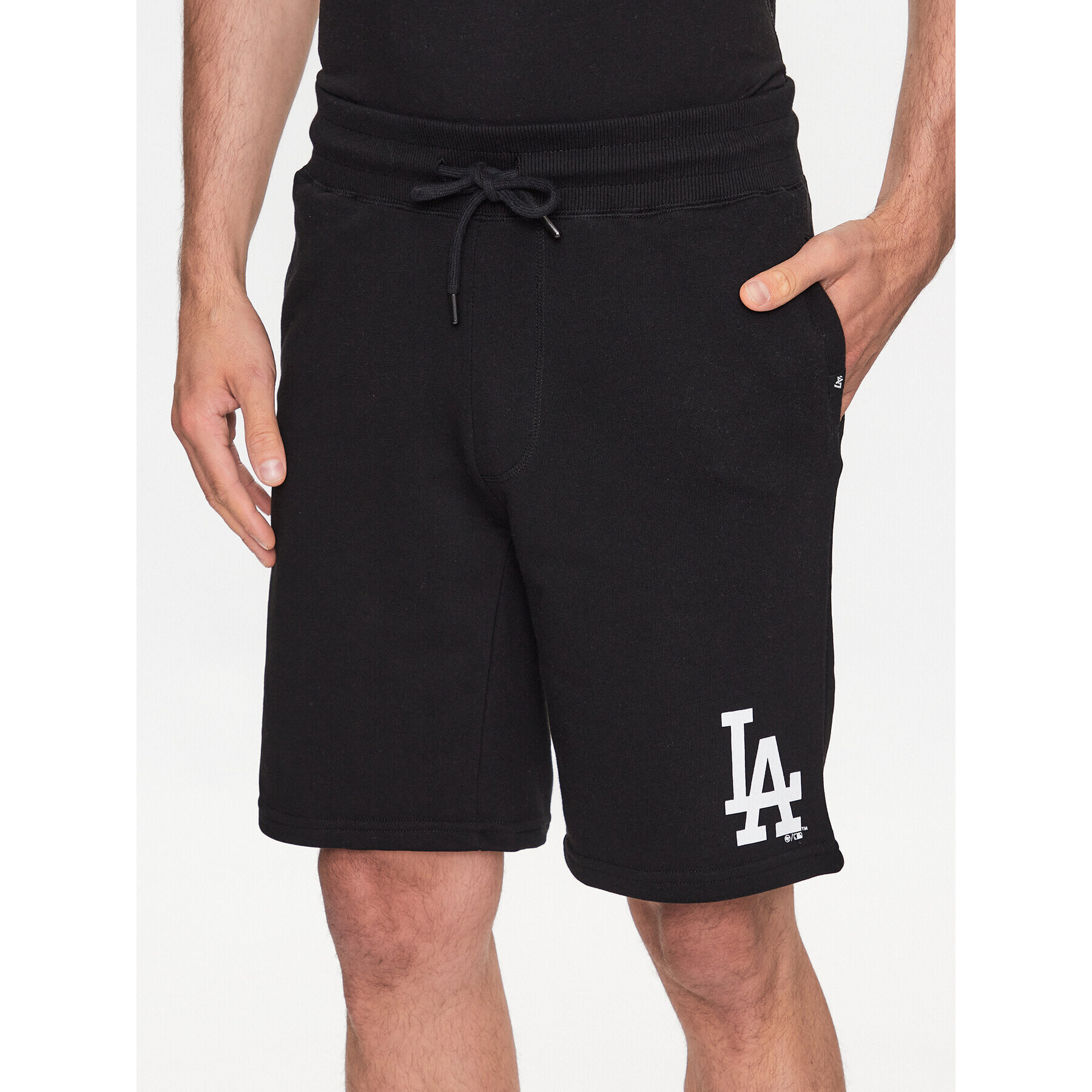 47 Brand Športne kratke hlače Los Angeles Dodgers Imprint 47 Helix Shorts Črna Regular Fit - Pepit.si