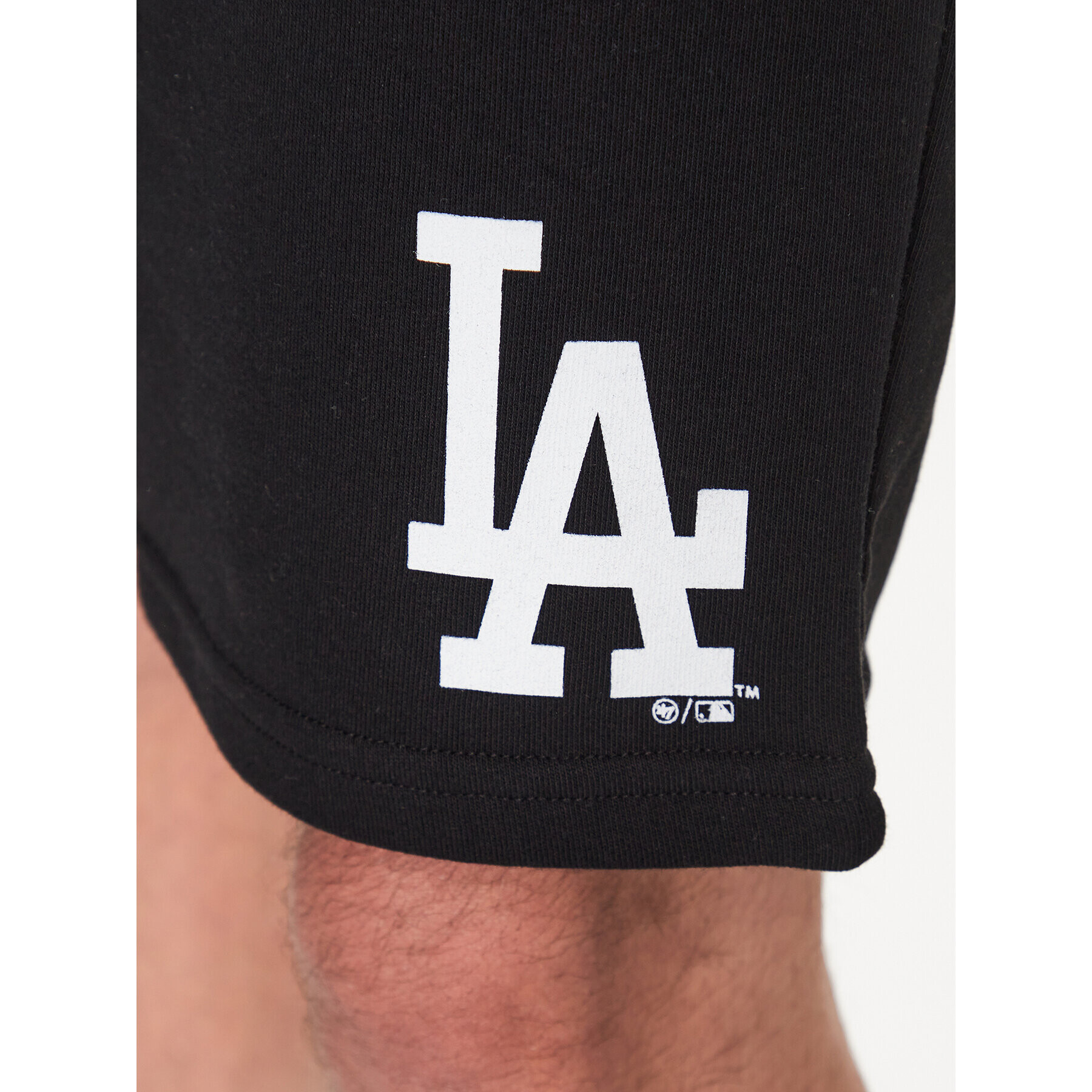 47 Brand Športne kratke hlače Los Angeles Dodgers Imprint 47 Helix Shorts Črna Regular Fit - Pepit.si