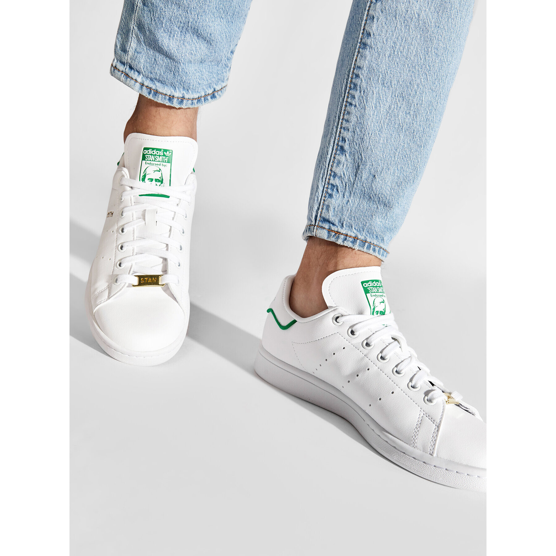 adidas Čevlji Stan Smith GW0490 Bela - Pepit.si