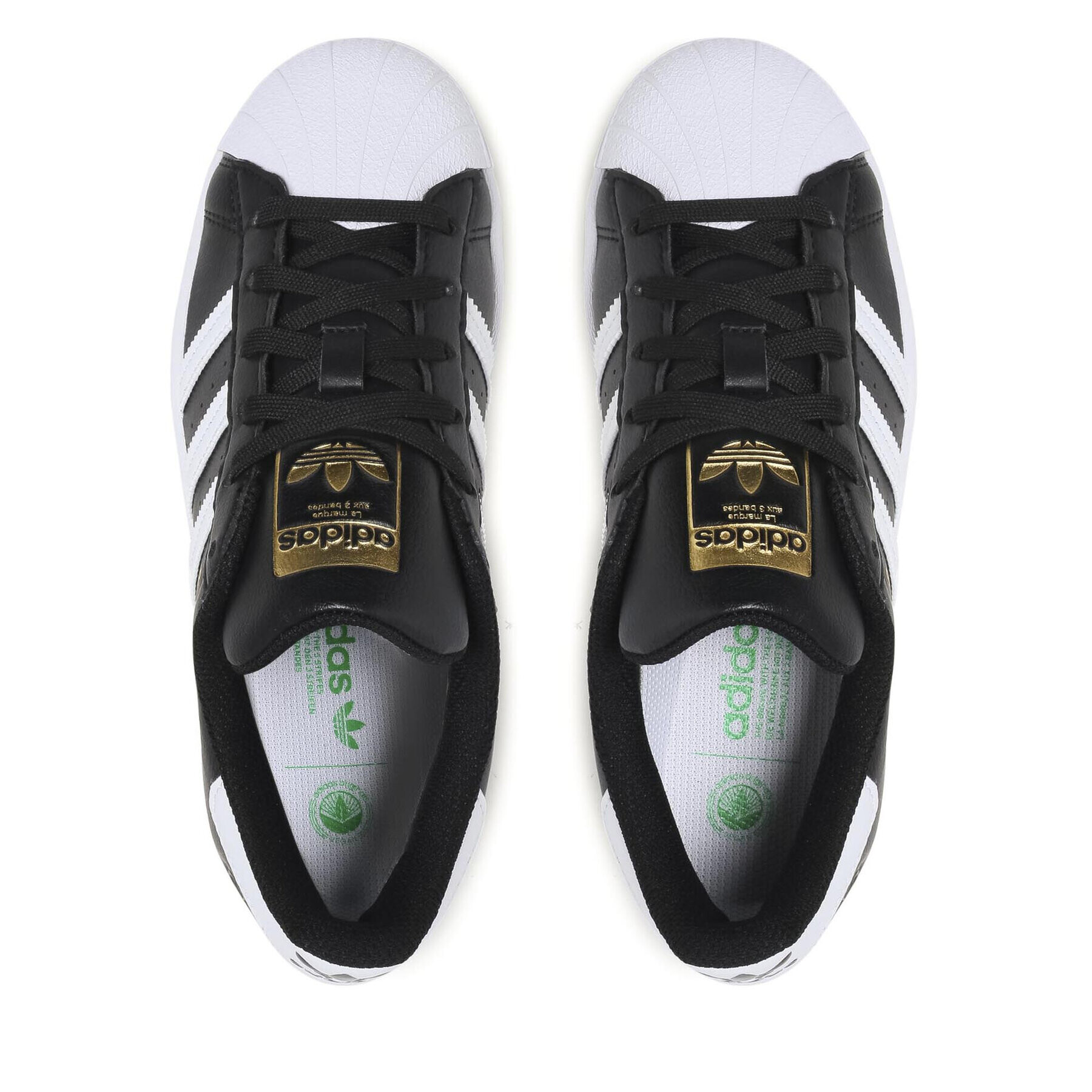 adidas Čevlji Superstar Vegan FW2296 Črna - Pepit.si